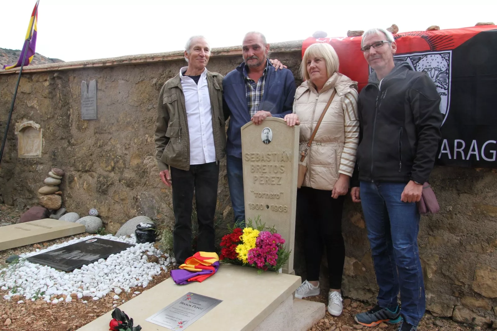 Regreso a Riglos de los resto de Sebastián Bretos Pérez. Foto Carlos Neofato