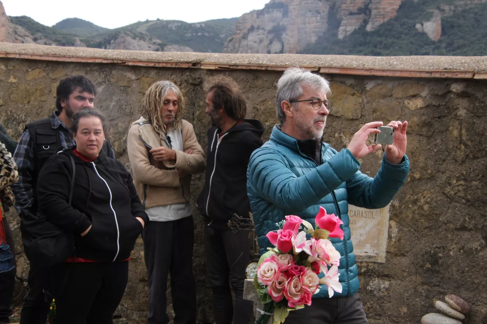 Regreso a Riglos de los resto de Sebastián Bretos Pérez. Foto Carlos Neofato