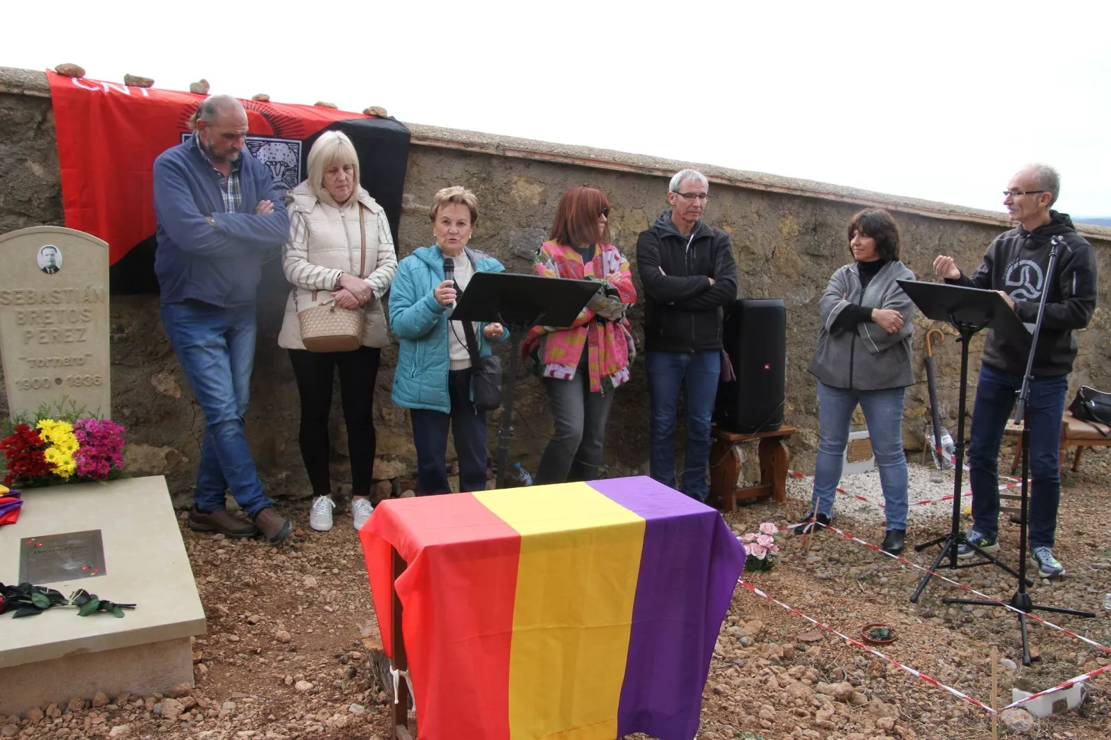 Regreso a Riglos de los resto de Sebastián Bretos Pérez. Foto Carlos Neofato