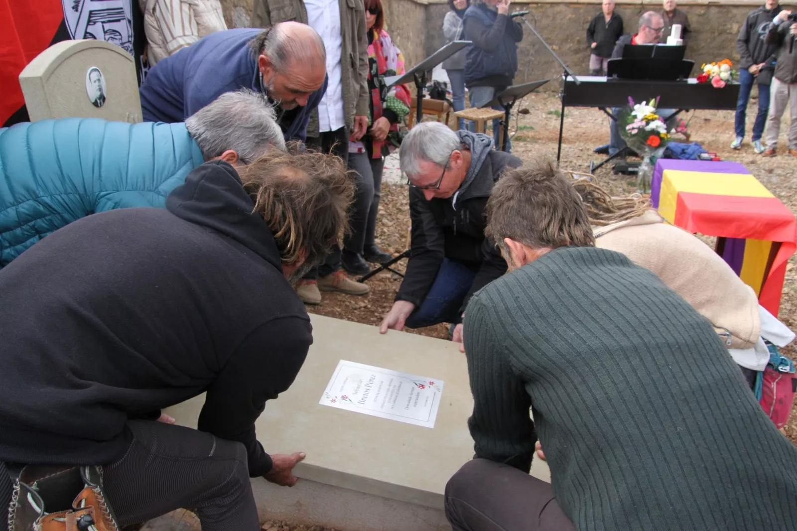 Regreso a Riglos de los resto de Sebastián Bretos Pérez. Foto Carlos Neofato