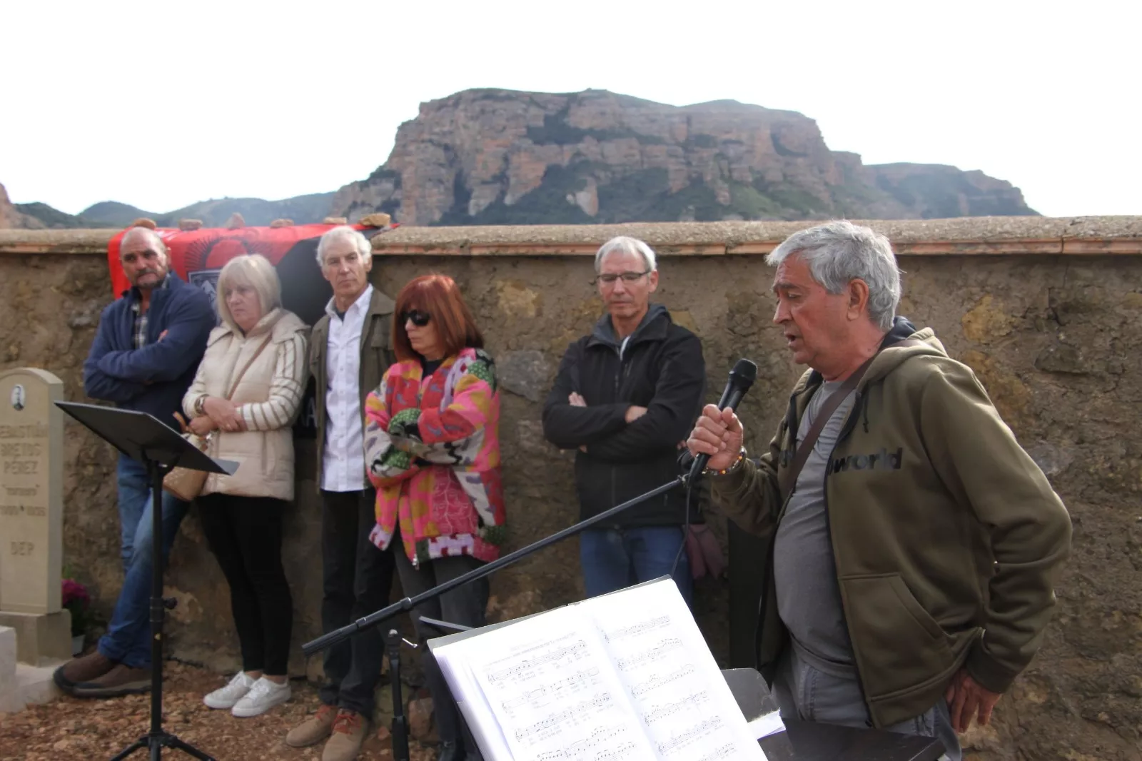 Regreso a Riglos de los resto de Sebastián Bretos Pérez. Foto Carlos Neofato