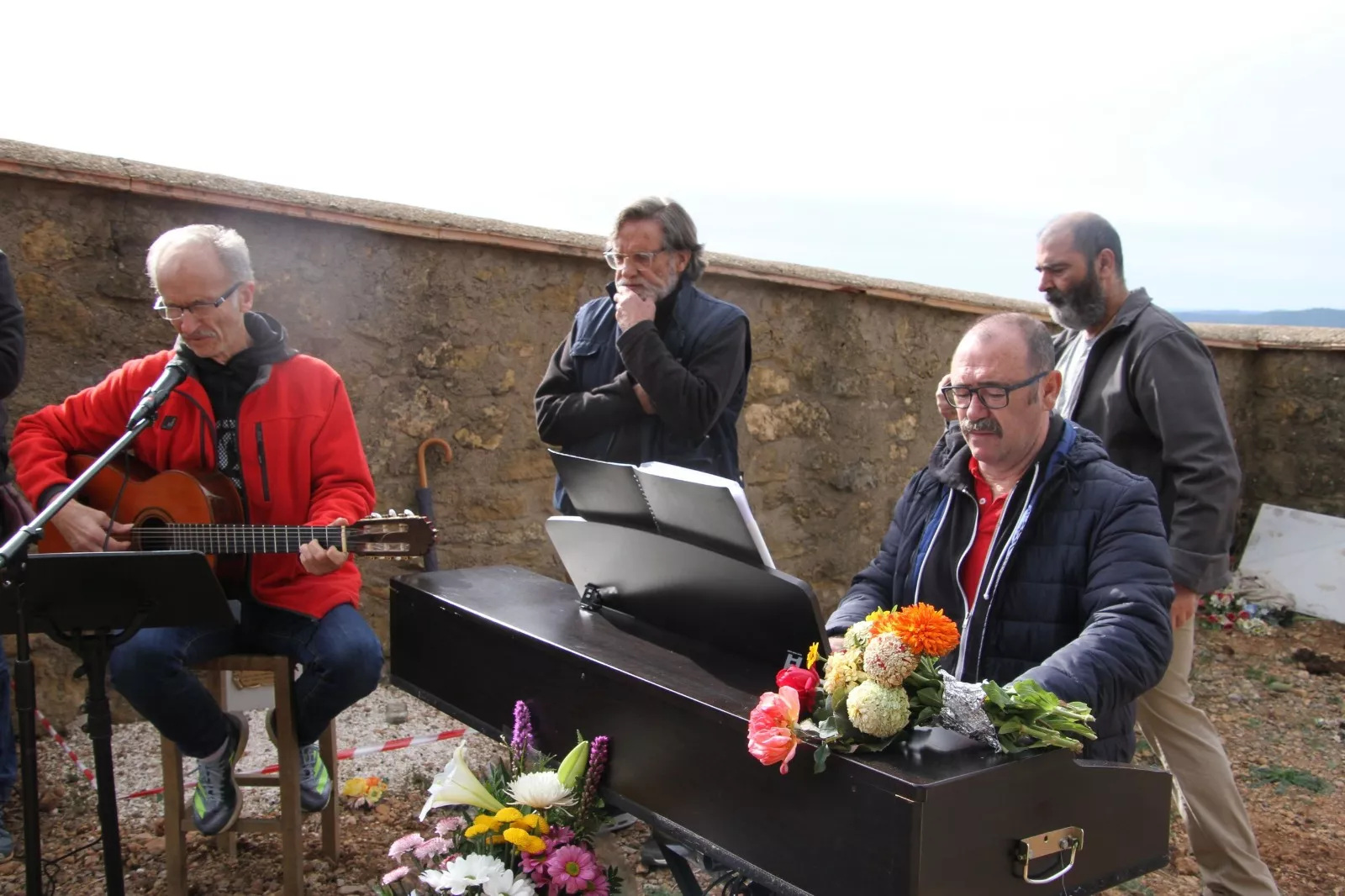 Regreso a Riglos de los resto de Sebastián Bretos Pérez. Foto Carlos Neofato
