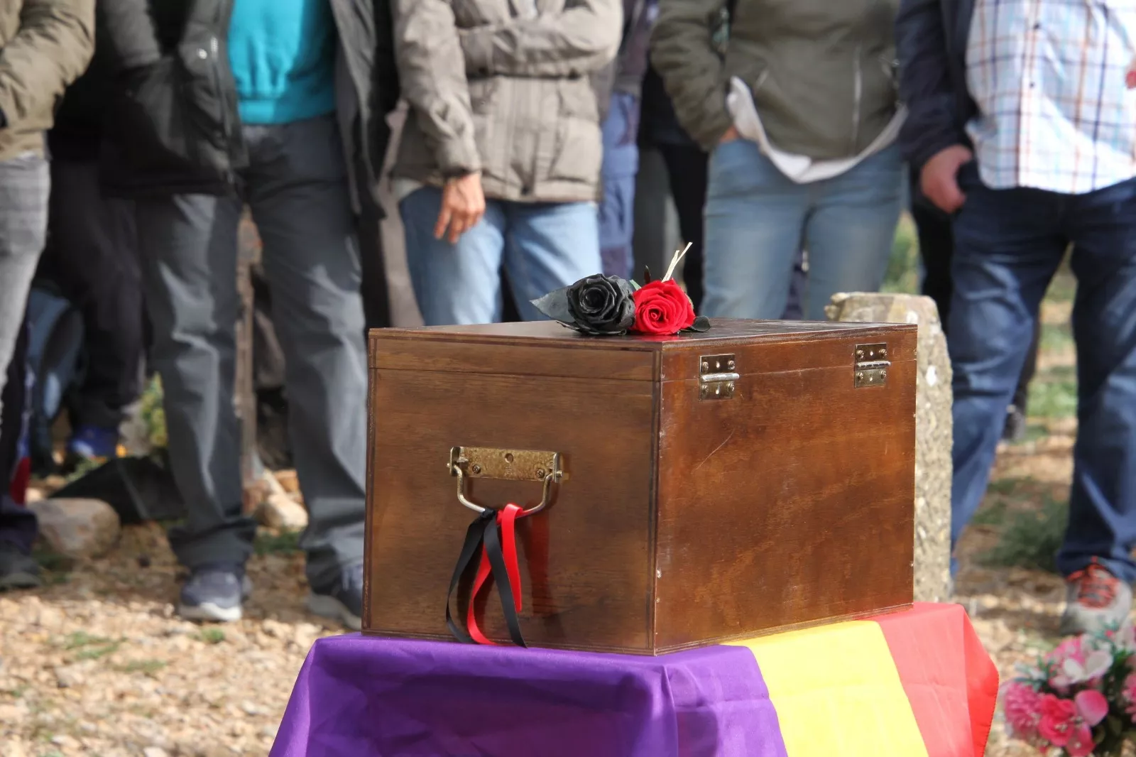 Regreso a Riglos de los resto de Sebastián Bretos Pérez. Foto Carlos Neofato