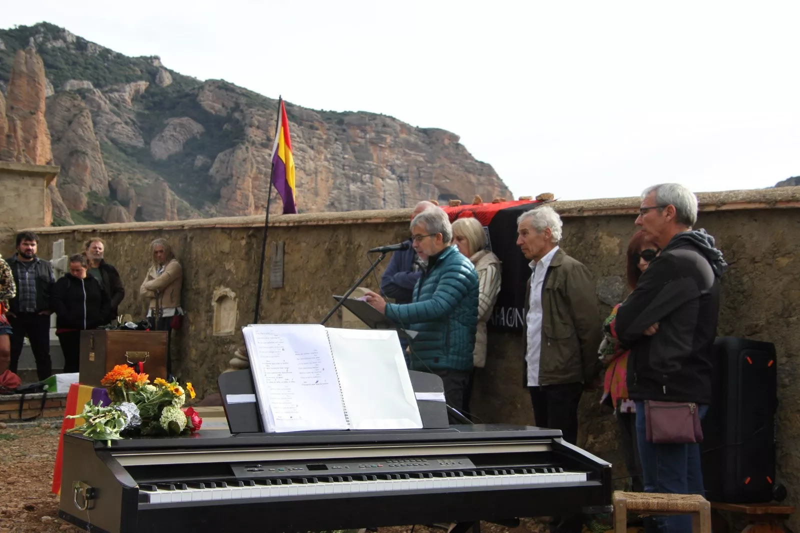 Regreso a Riglos de los resto de Sebastián Bretos Pérez. Foto Carlos Neofato