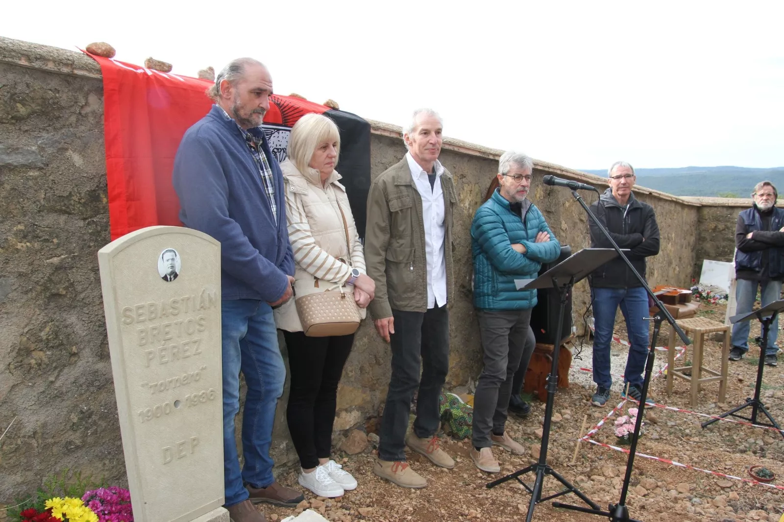 Regreso a Riglos de los resto de Sebastián Bretos Pérez. Foto Carlos Neofato