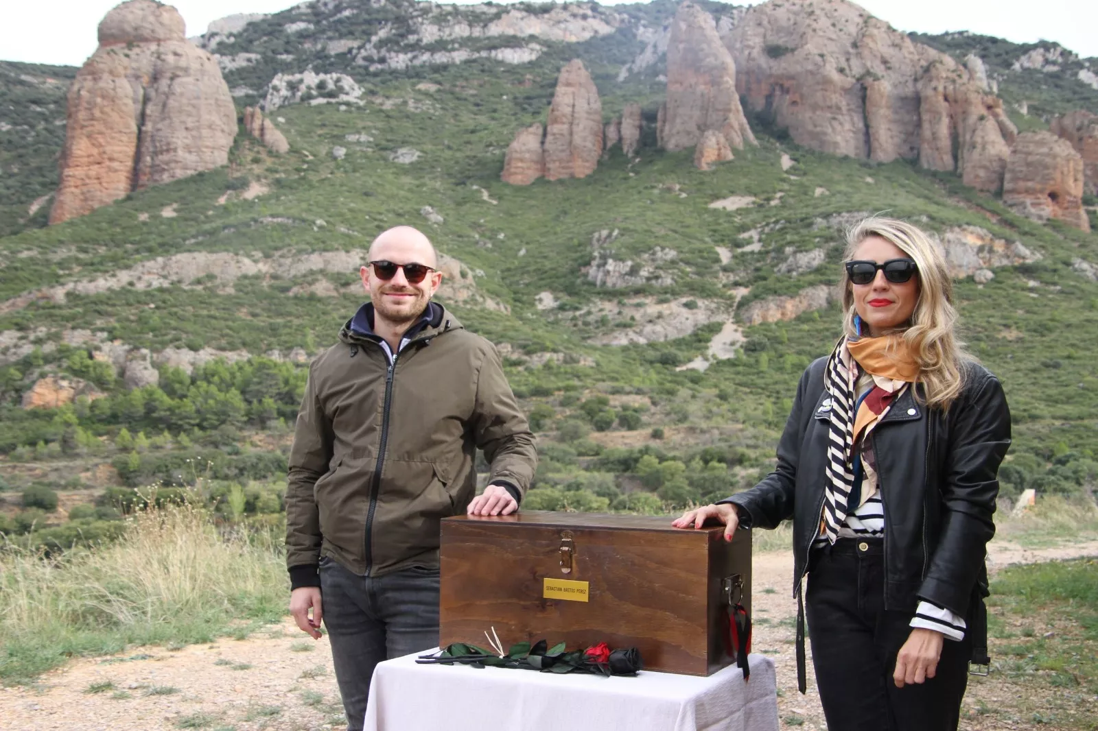 Regreso a Riglos de los resto de Sebastián Bretos Pérez. Foto Carlos Neofato