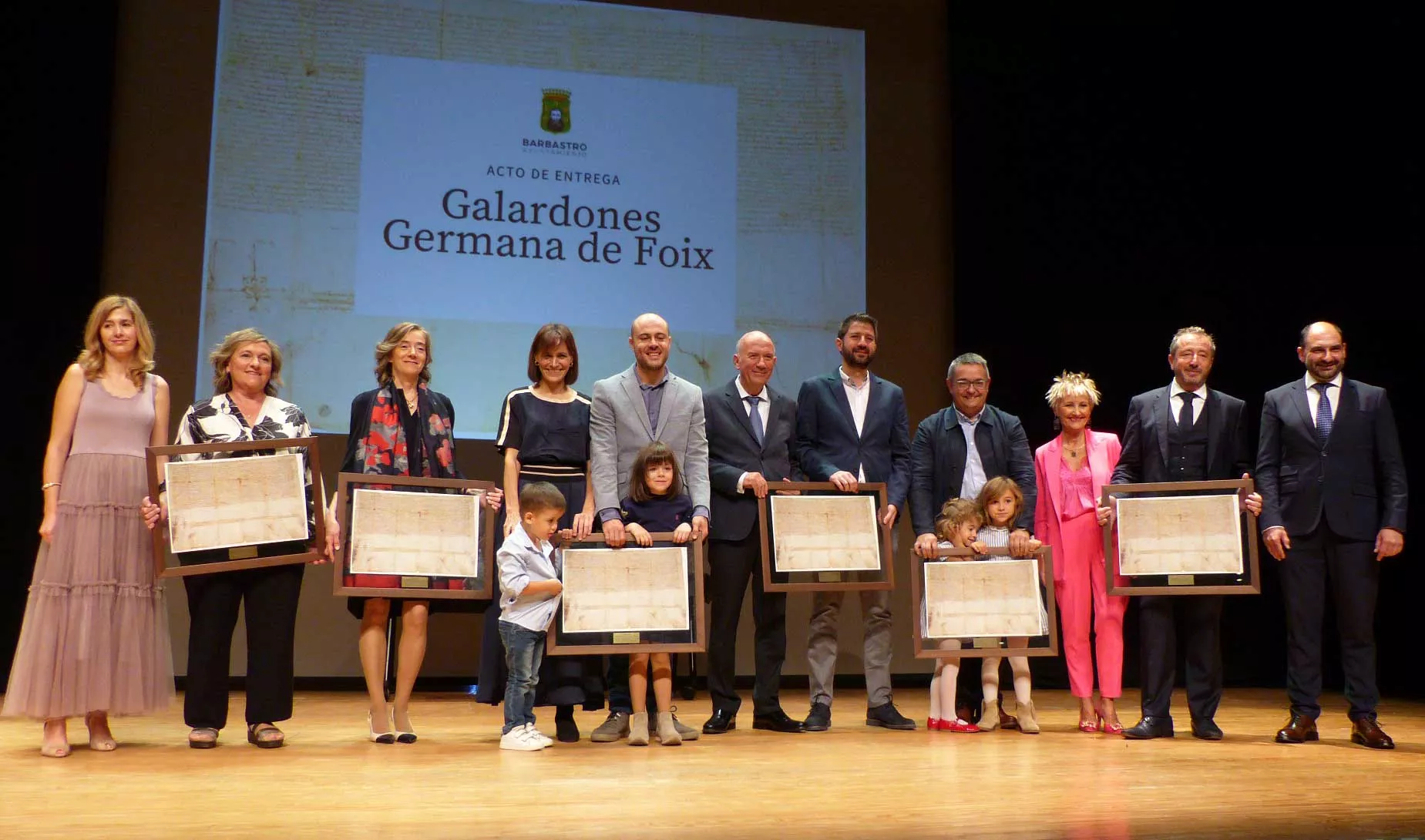 Entrega de los Galardones Germana de Foix de la última edición