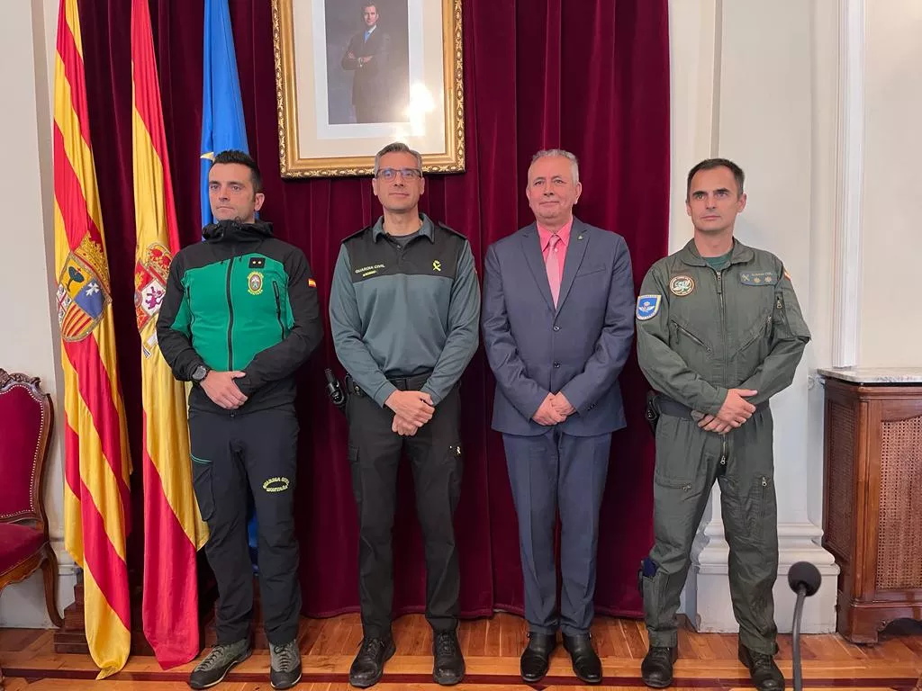 Baín Gutiérrez, Francisco Pulido, Carlos Campo y Albeto Rodríguez han presentado el balance de los grupos de rescates.