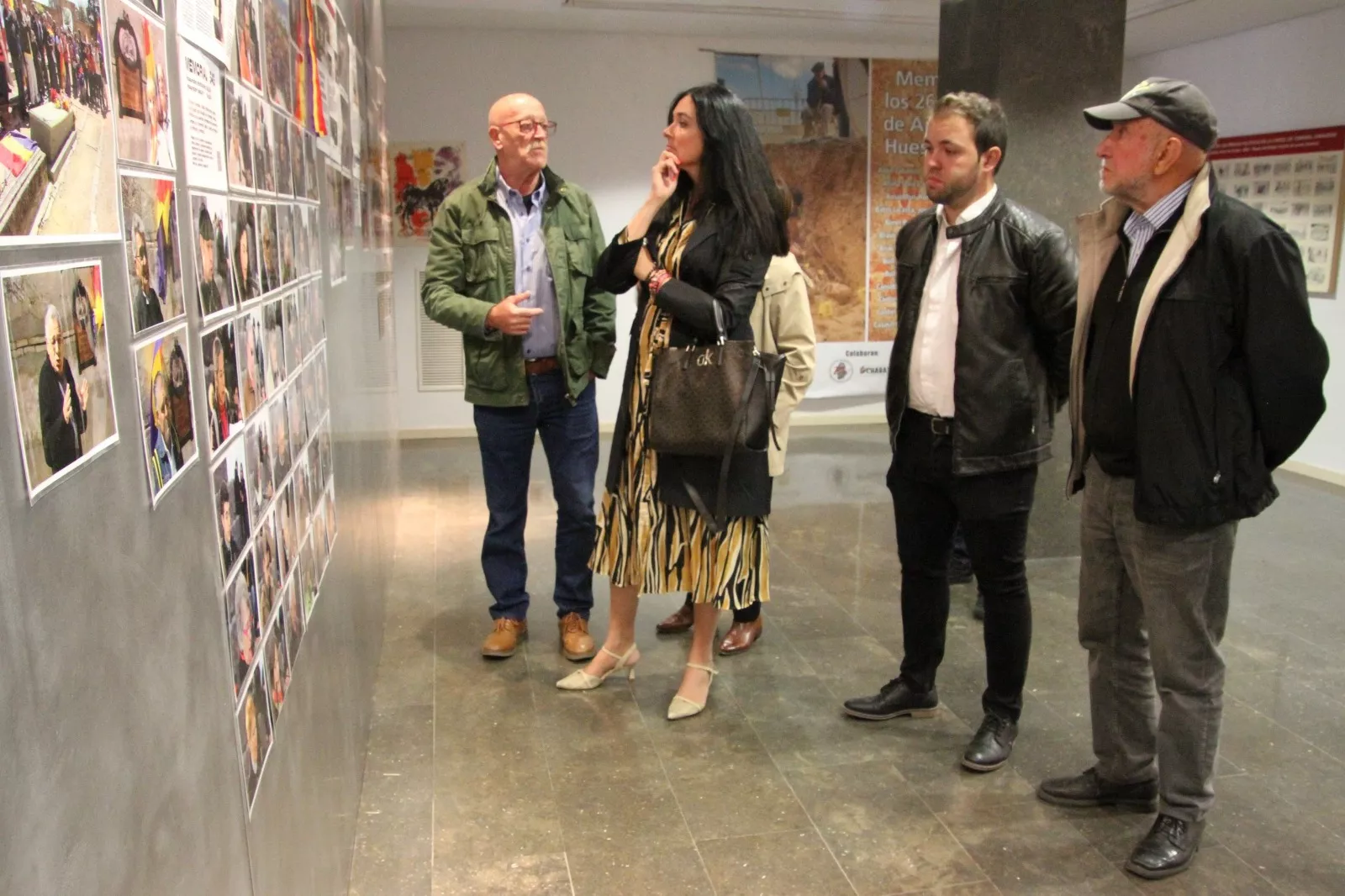 Visita de Orduna y Moreno al Círculo Republicano Manolín Abad de Huesca. Foto Carlos Neofato