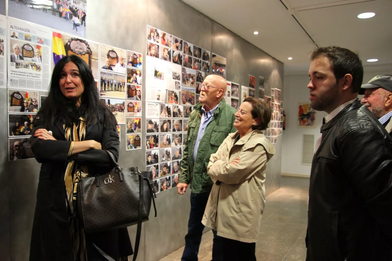 Visita de Orduna y Moreno al Círculo Republicano Manolín Abad de Huesca. Foto Carlos Neofato