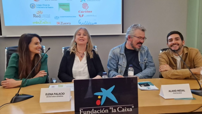 Jara Martínez, Elena Palacio, Aland Medal y Óscar Nadal. Foto Myriam Martínez