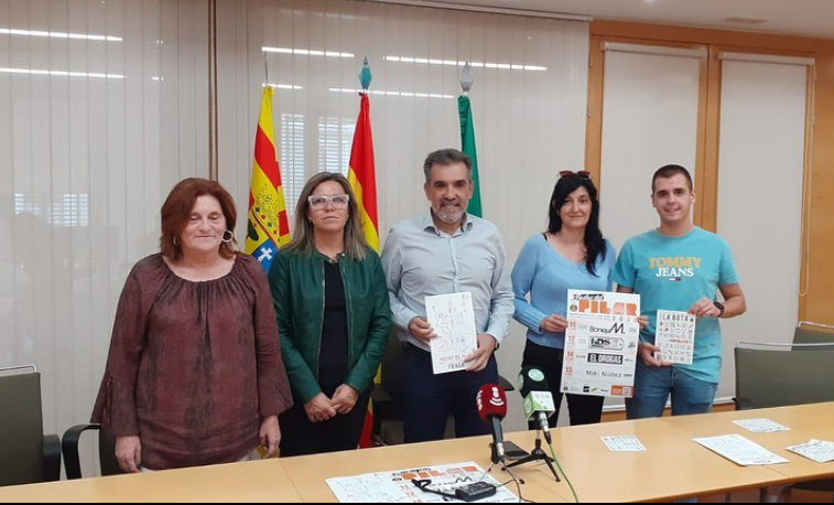Presentación de  los más de 130 actos de las Fiestas del Pilar de Fraga