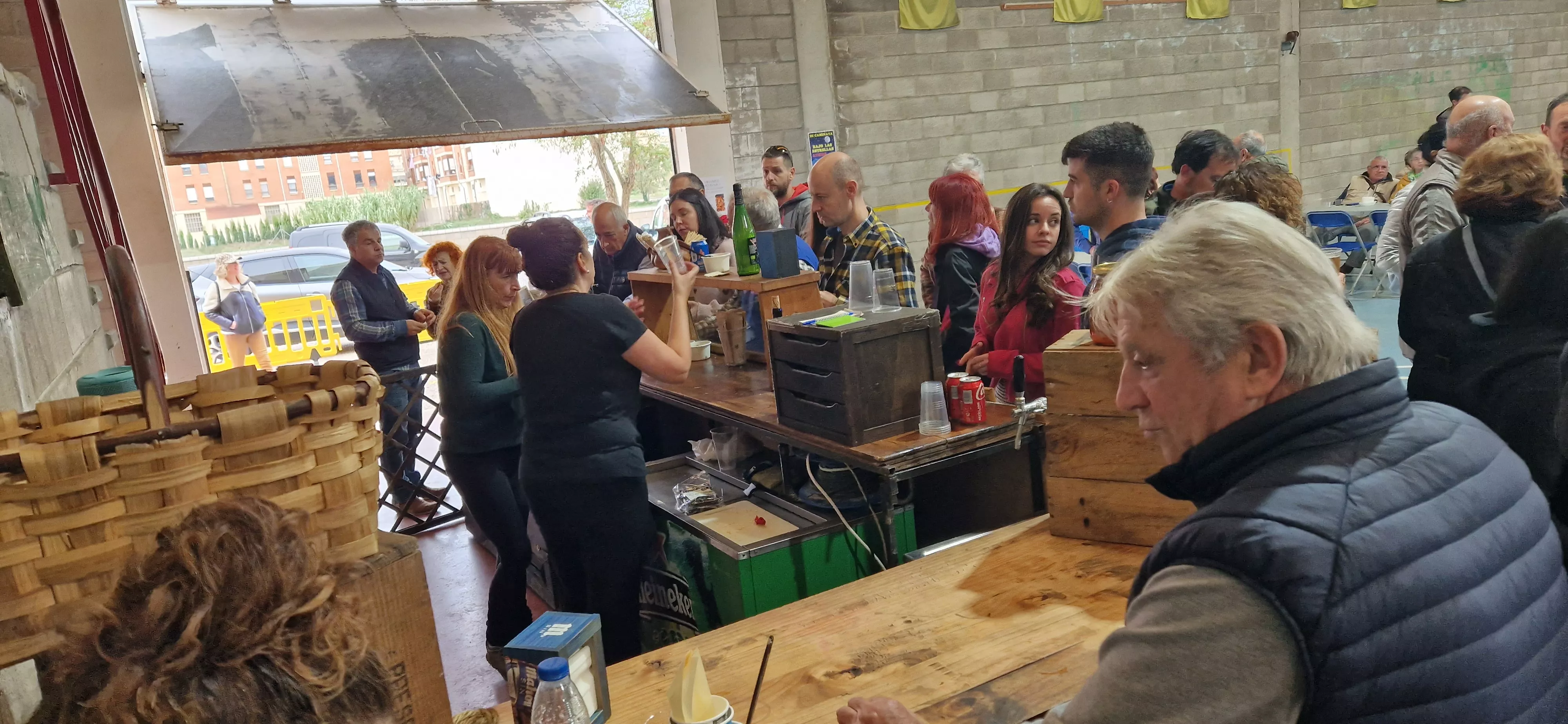 Exposición de setas, en la  XXXII Jornadas Micológicas de Ayerbe. Foto Myriam Martínez