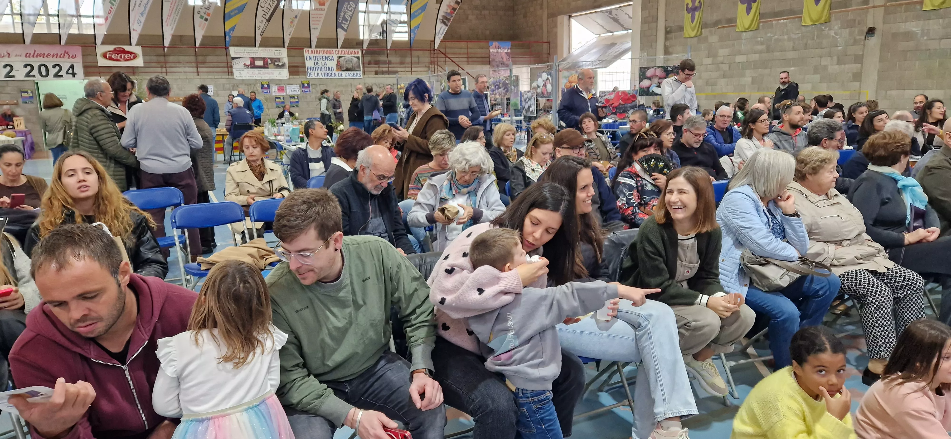 El chef Dani Sarasa, en las XXXII Jornadas Micológicas de Ayerbe. Foto Myriam Martínez