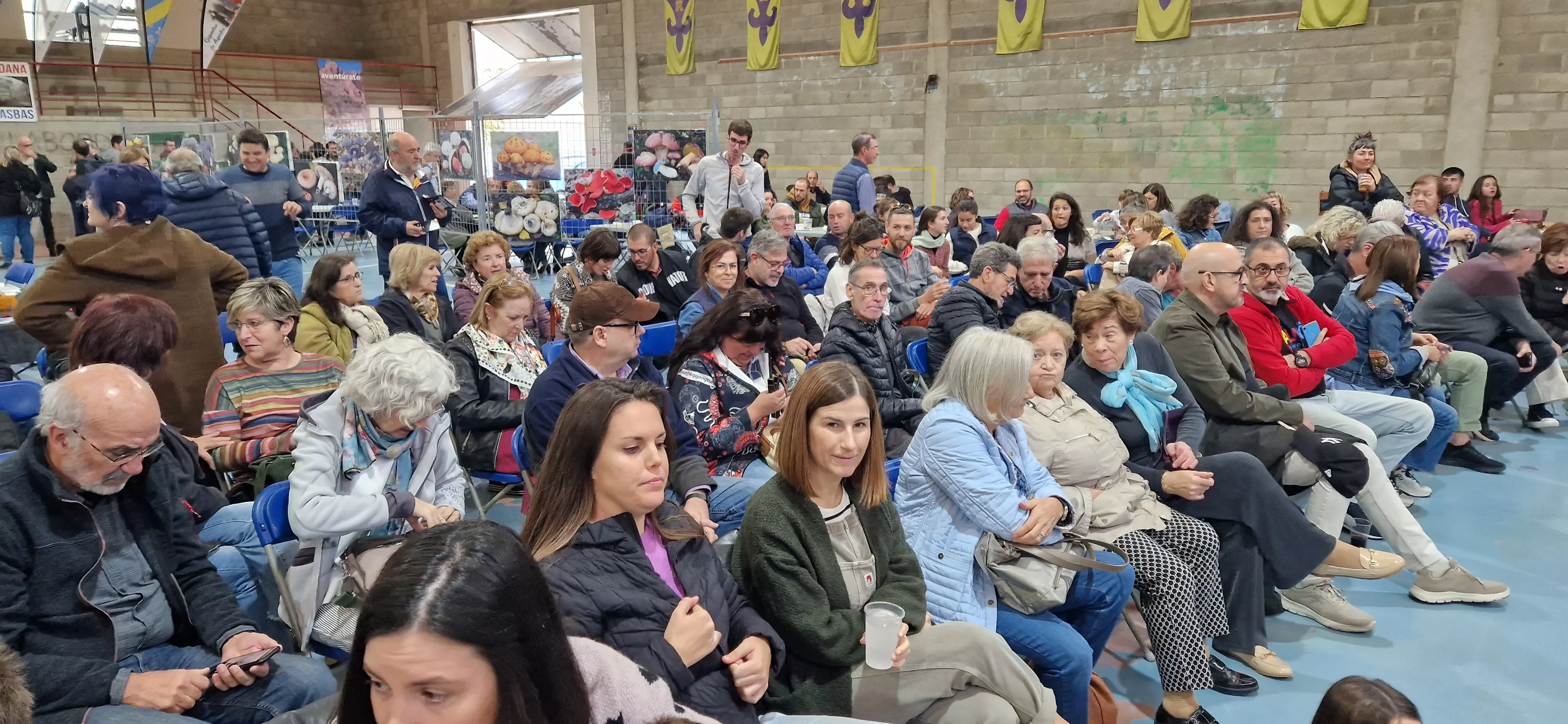 Show coocking con el chef Dani Sarasa.  XXXII Jornadas Micológicas de Ayerbe. Foto Myriam Martínez