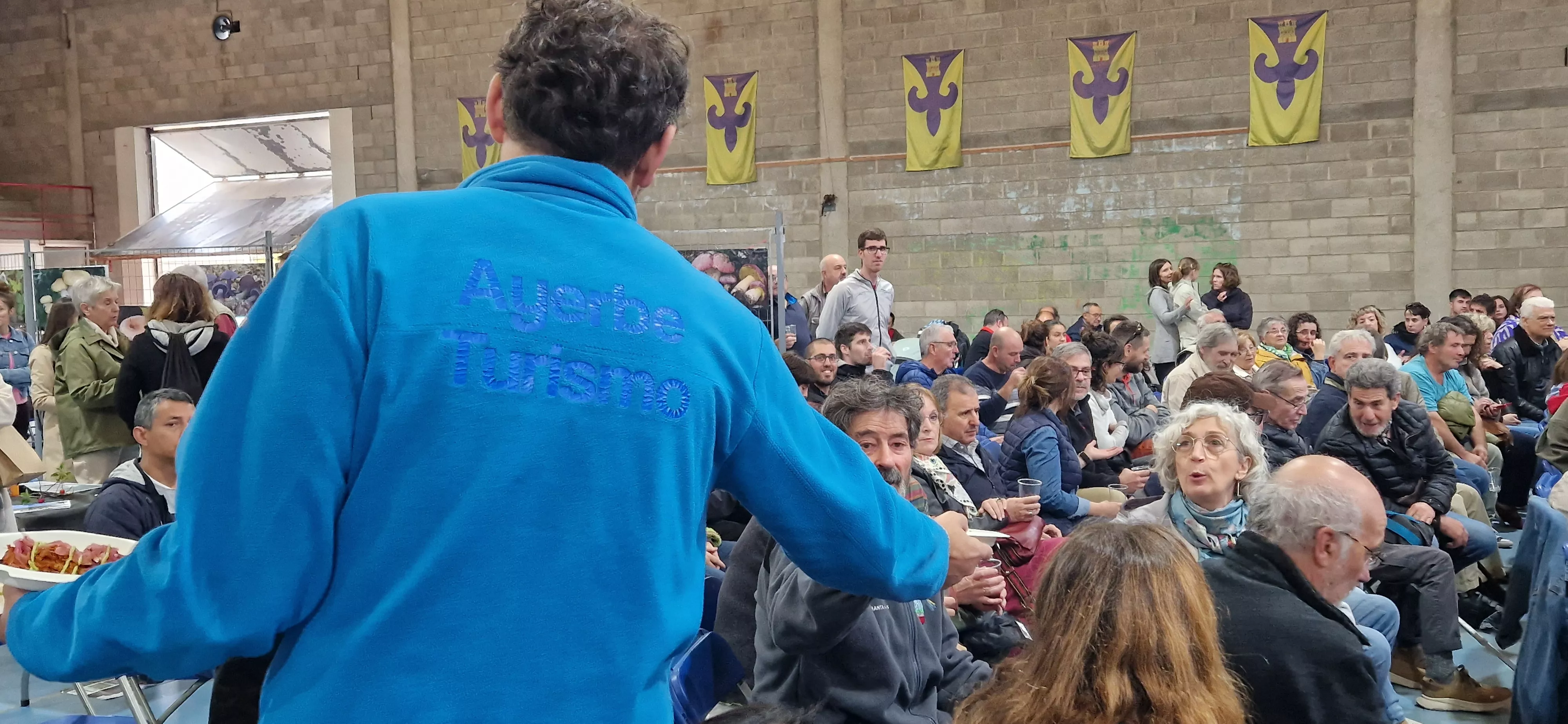 Show coocking con el chef Dani Sarasa.  XXXII Jornadas Micológicas de Ayerbe. Foto Myriam Martínez