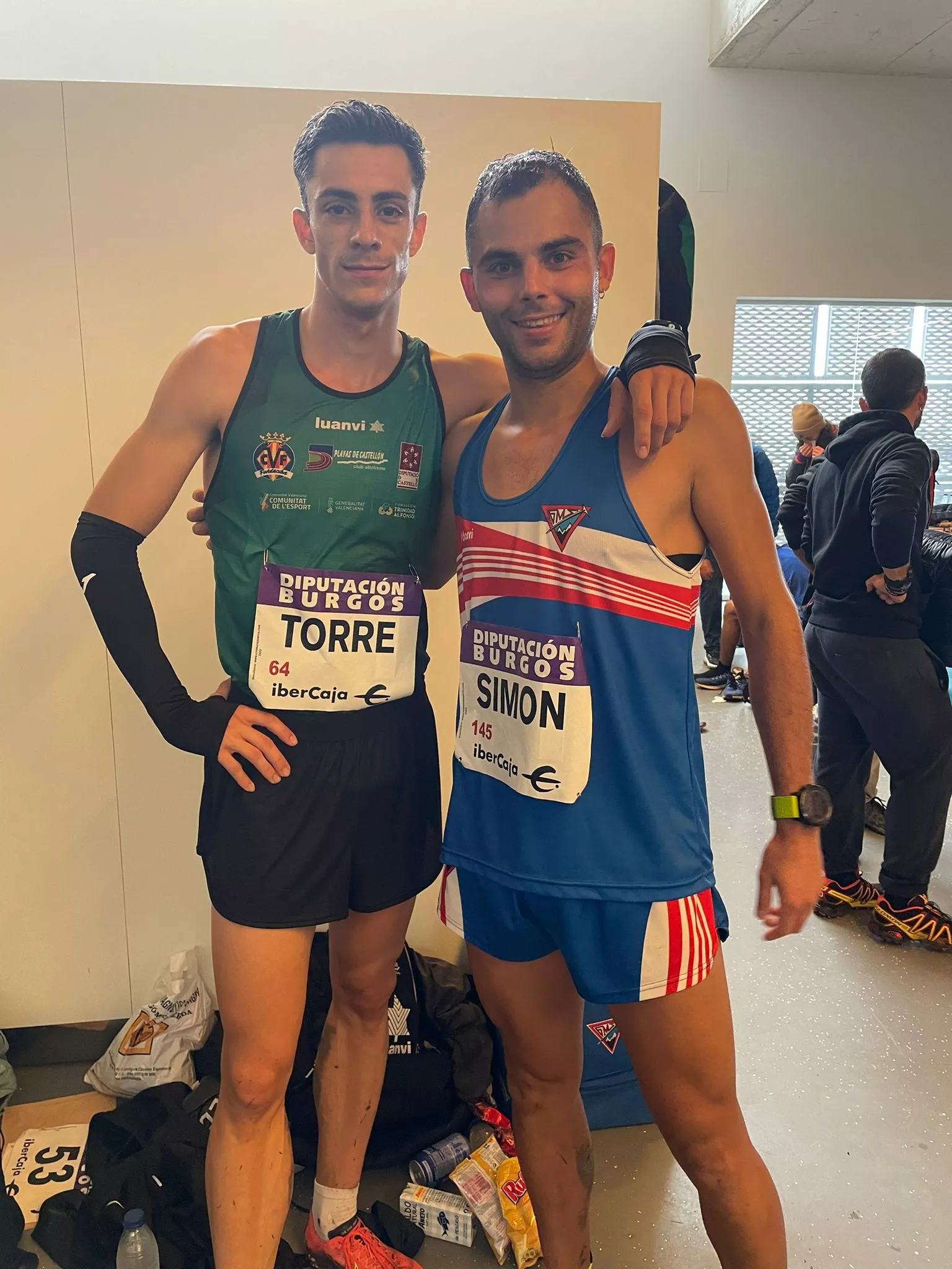 Los serrableses Jorge David Torre y Gorka Simón.