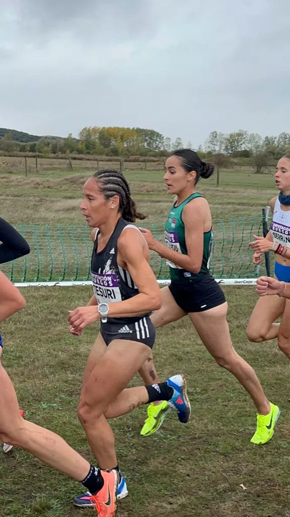 Naima Ait en carrera.