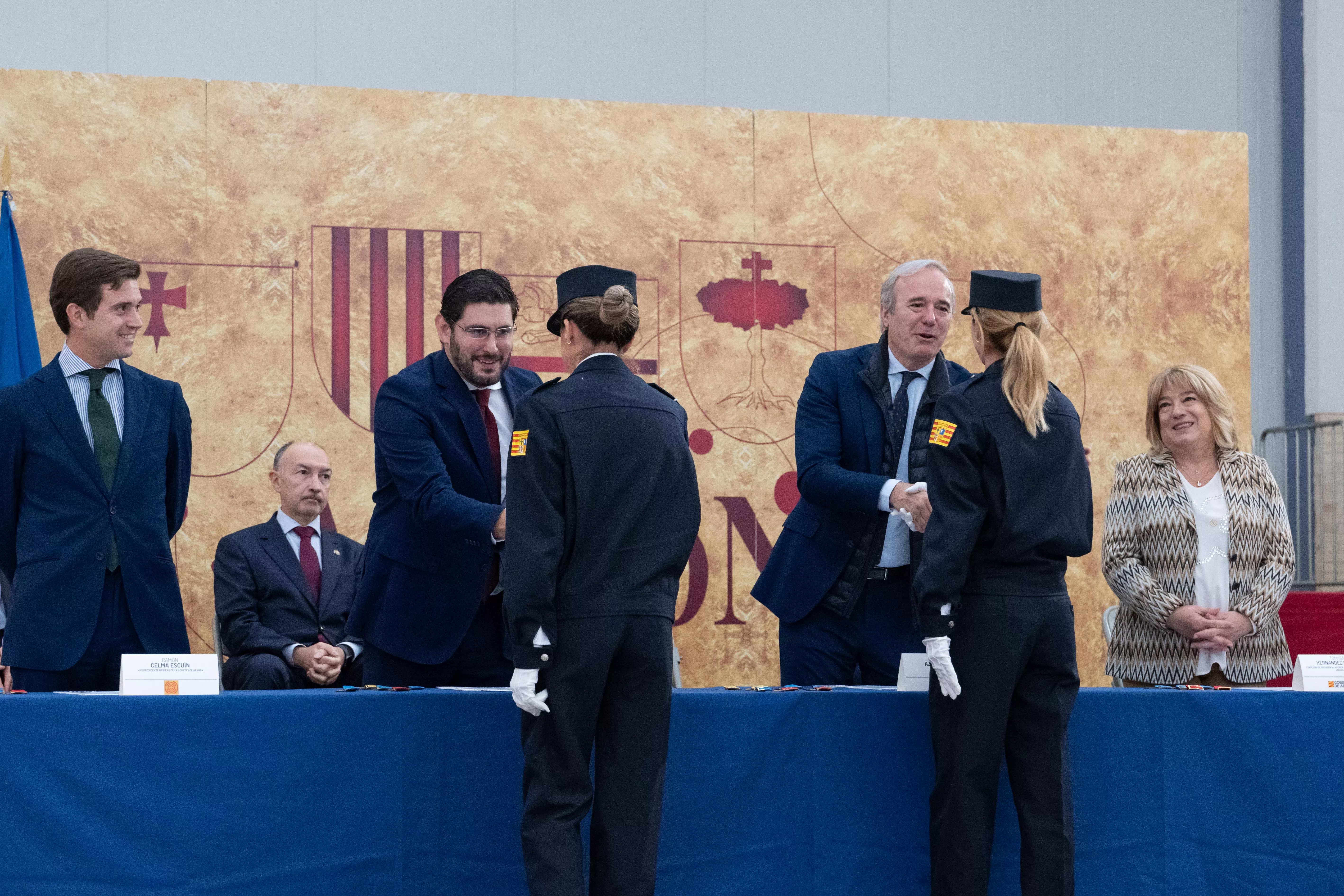 Entrega de Condecoraciones al Mérito Policial en Barbastro. Foto Fabián Simón