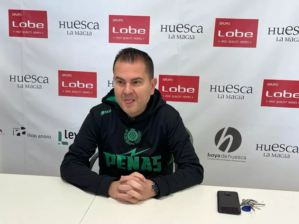 Rafa Sanz, entrenador de Lobe Huesca La Magia.