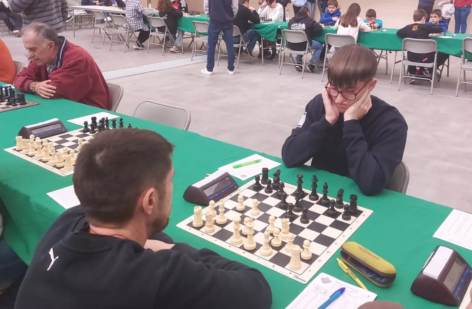 Imagen del provincial de ajedrez en una de las jornadas disputadas.