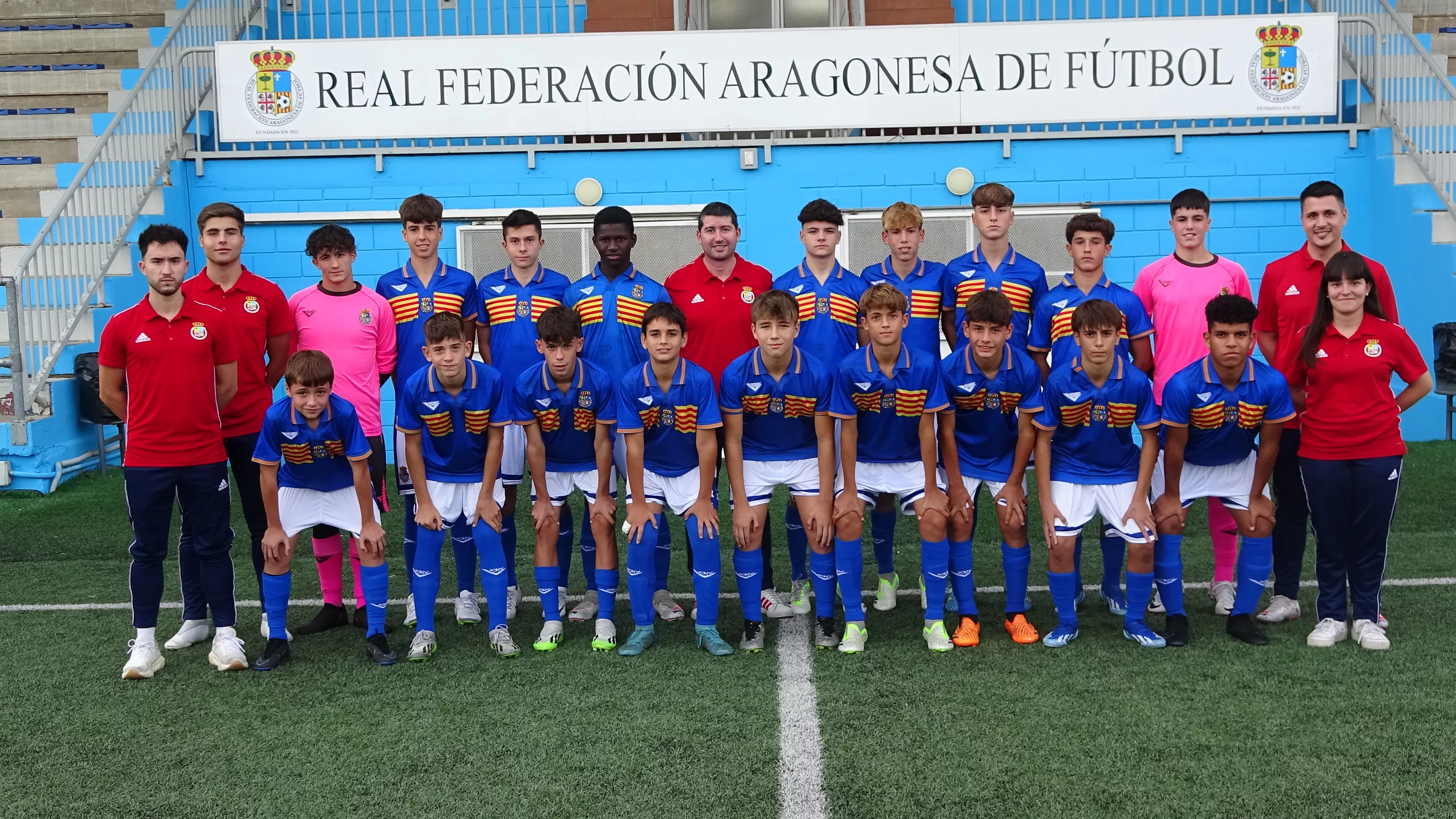 Selección Aragonesa Sub 14 que participará en el Campeonato Nacional de Selecciones Autonómicas.