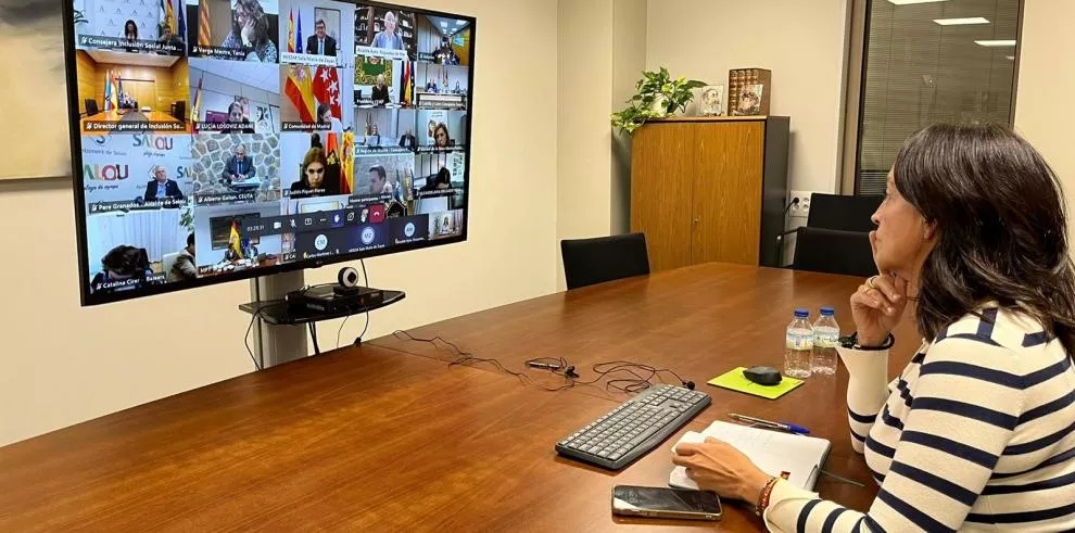 Carmen Susín, en el encuentro de comunidades, ayuntamientos y Ministerio de Inclusión Carmen Susín, en el encuentro de comunidades, ayuntamientos y Ministerio de Inclusión