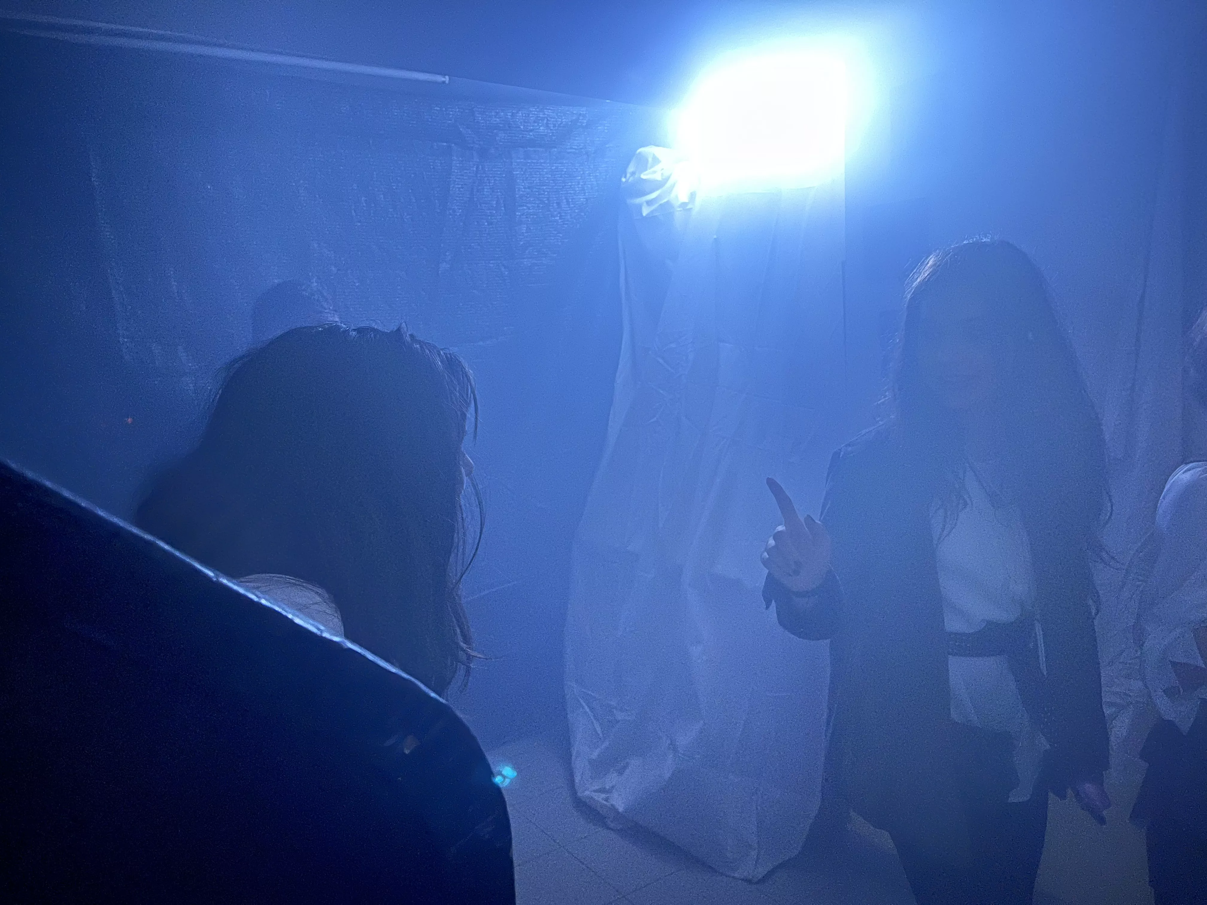 Túnel del terror de la Asociación de Vecinos del Casco Viejo. Foto Mercedes Manterola