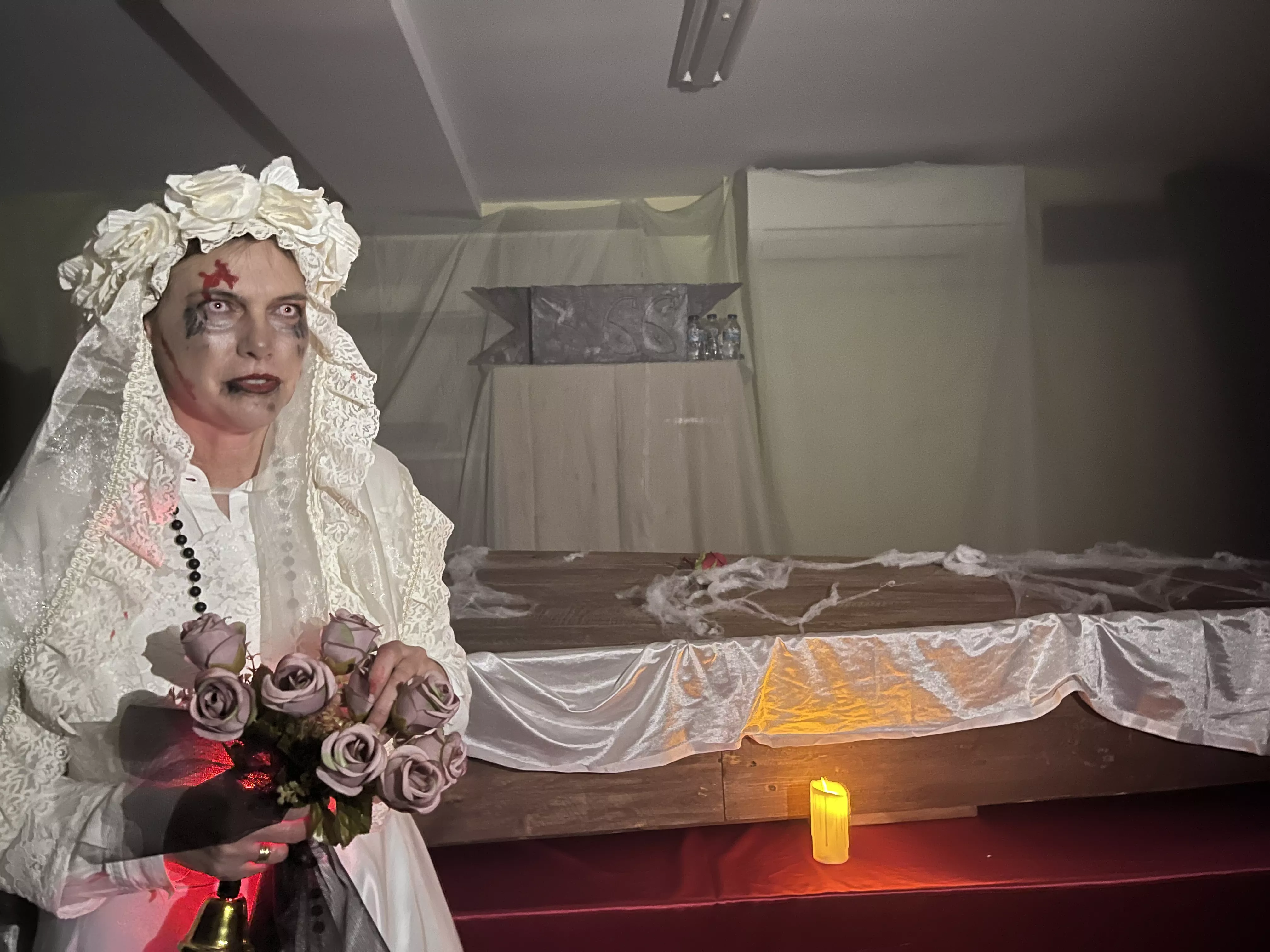 Túnel del terror de la Asociación de Vecinos del Casco Viejo. Foto Mercedes Manterola