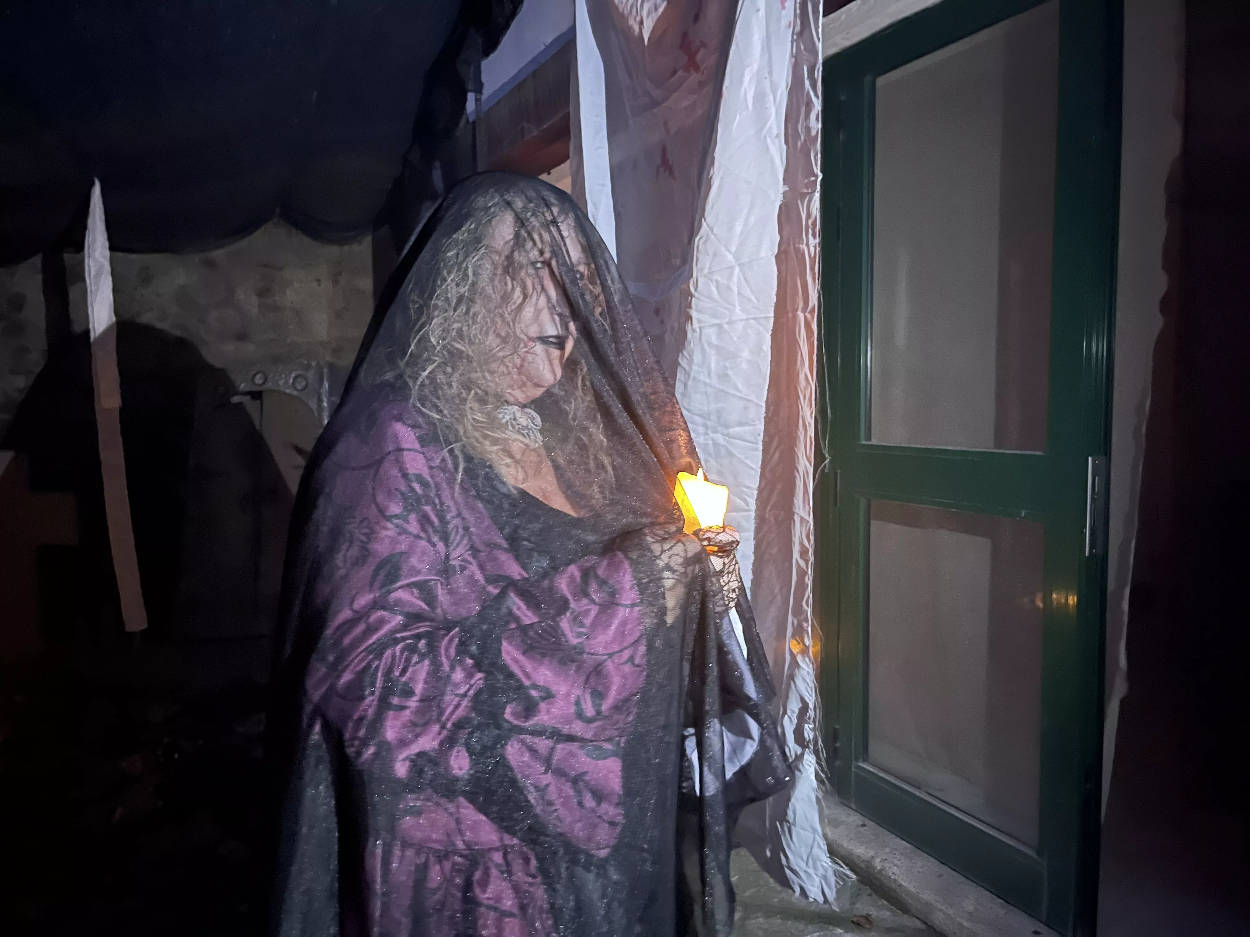 Túnel del terror de la Asociación de Vecinos del Casco Viejo. Foto Mercedes Manterola