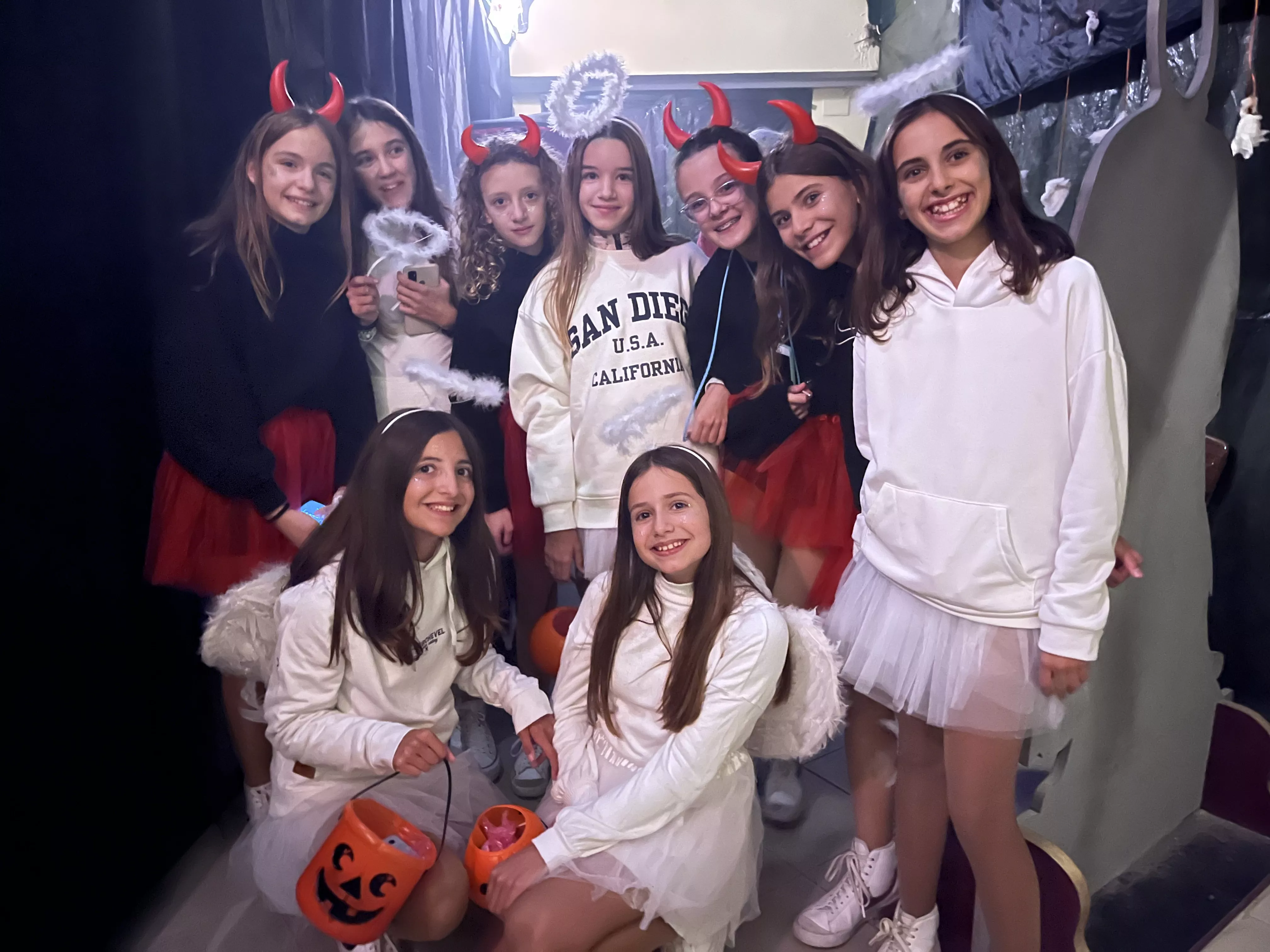 Túnel del terror de la Asociación de Vecinos del Casco Viejo. Foto Mercedes Manterola