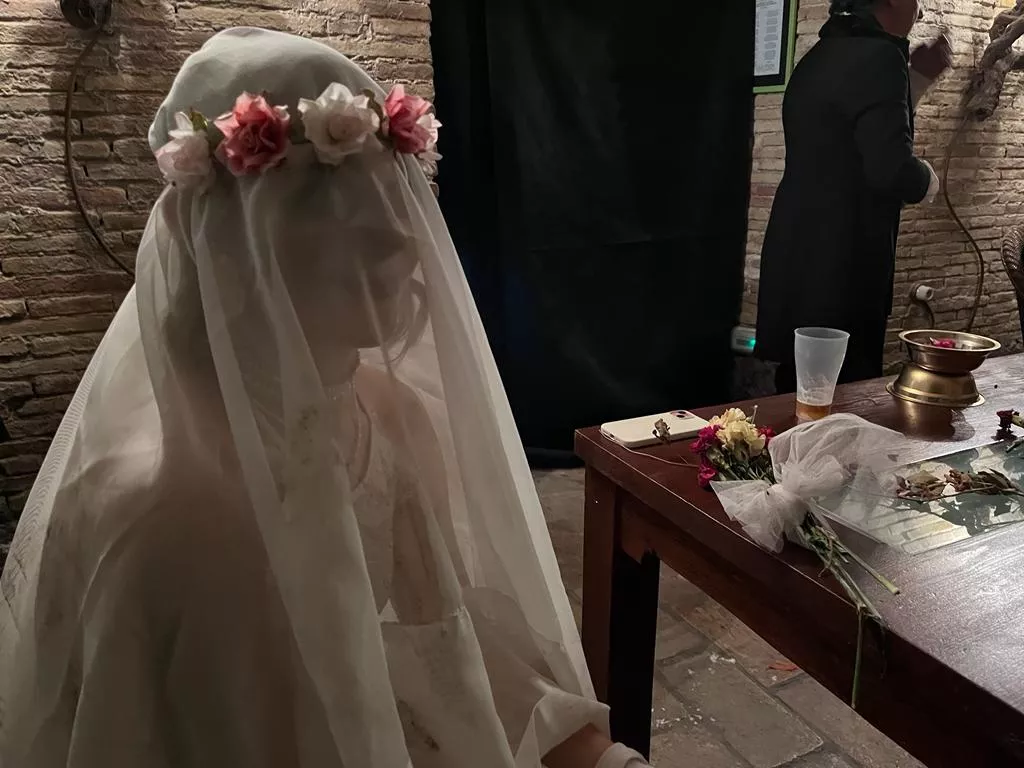 Representación terrorífica en La Confianza. Foto Mercedes Manterola