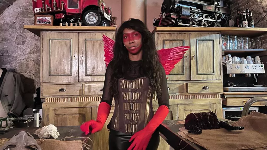 Representación terrorífica en La Confianza. Foto Mercedes Manterola