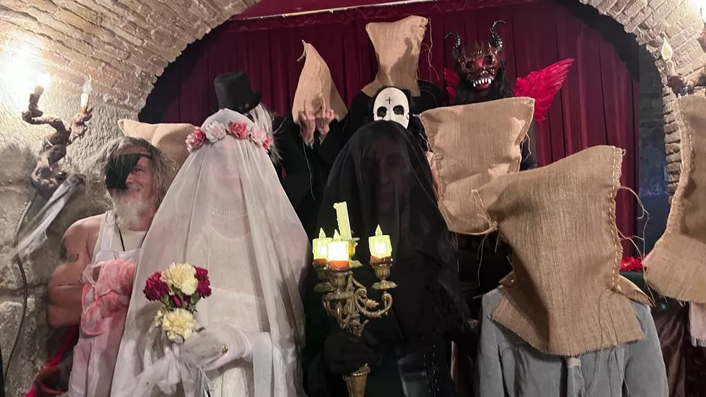 Representación terrorífica en La Confianza. Foto Mercedes Manterola