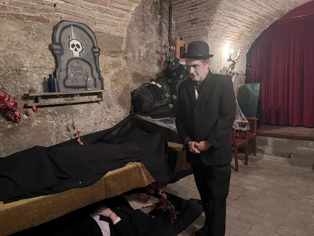 Representación terrorífica en La Confianza. Foto Mercedes Manterola