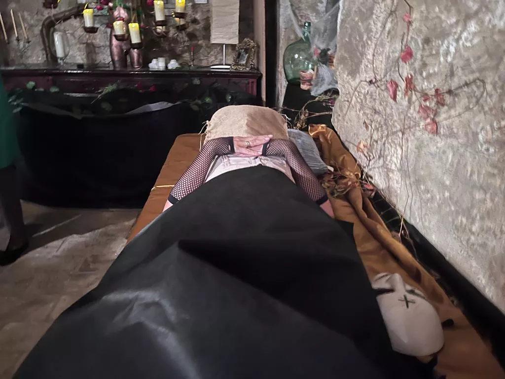 Representación terrorífica en La Confianza. Foto Mercedes Manterola