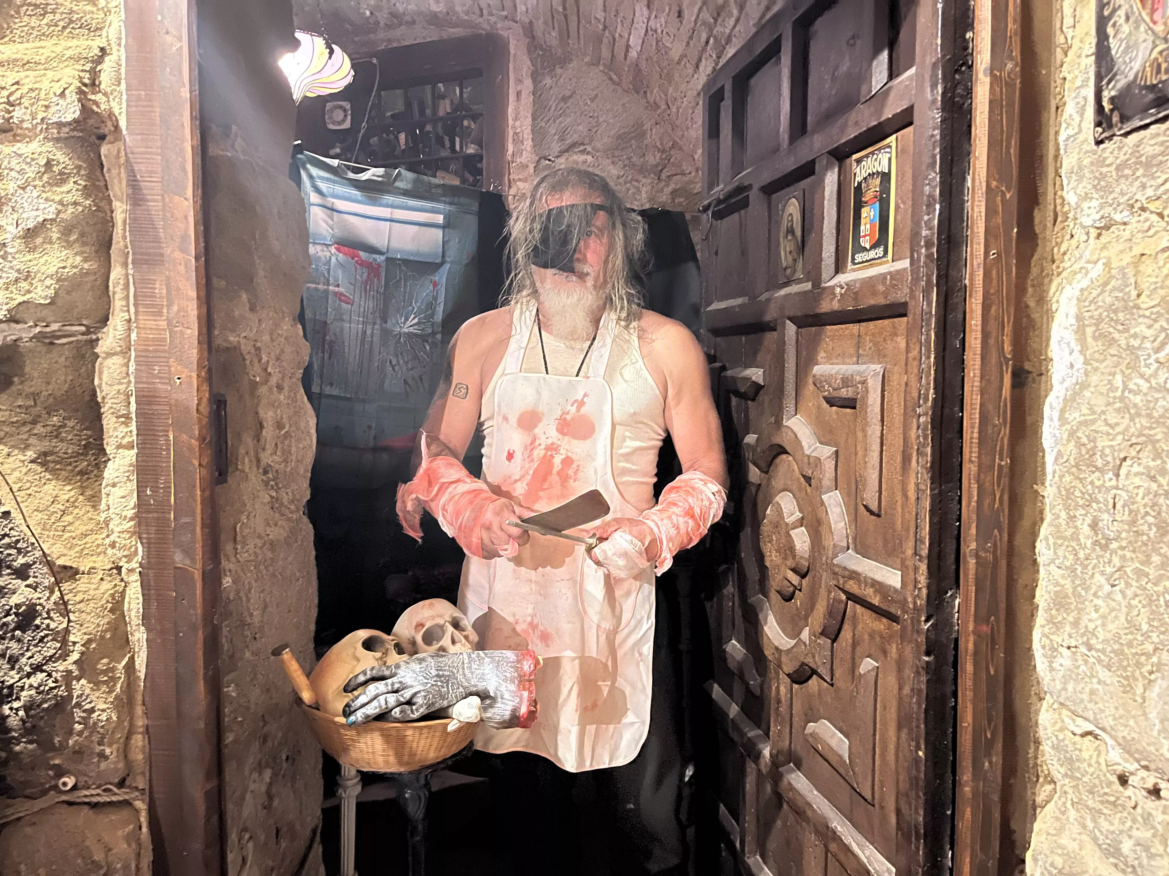 Representación terrorífica en La Confianza. Foto Mercedes Manterola