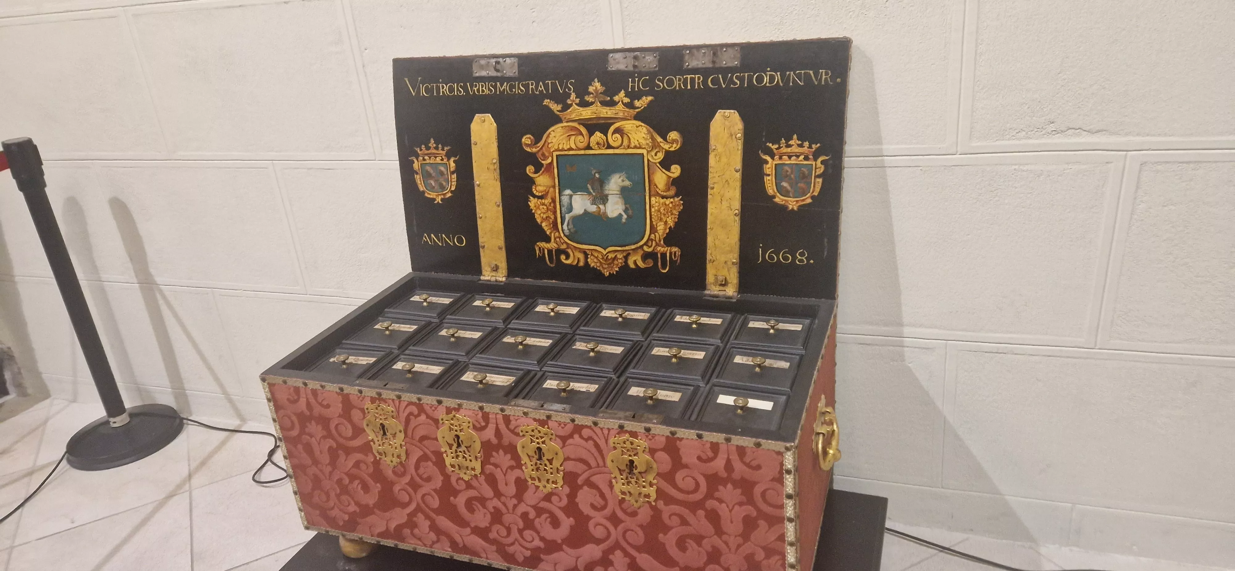 Recreación de la insaculación o extracción de oficios. Foto Myriam Martínez 