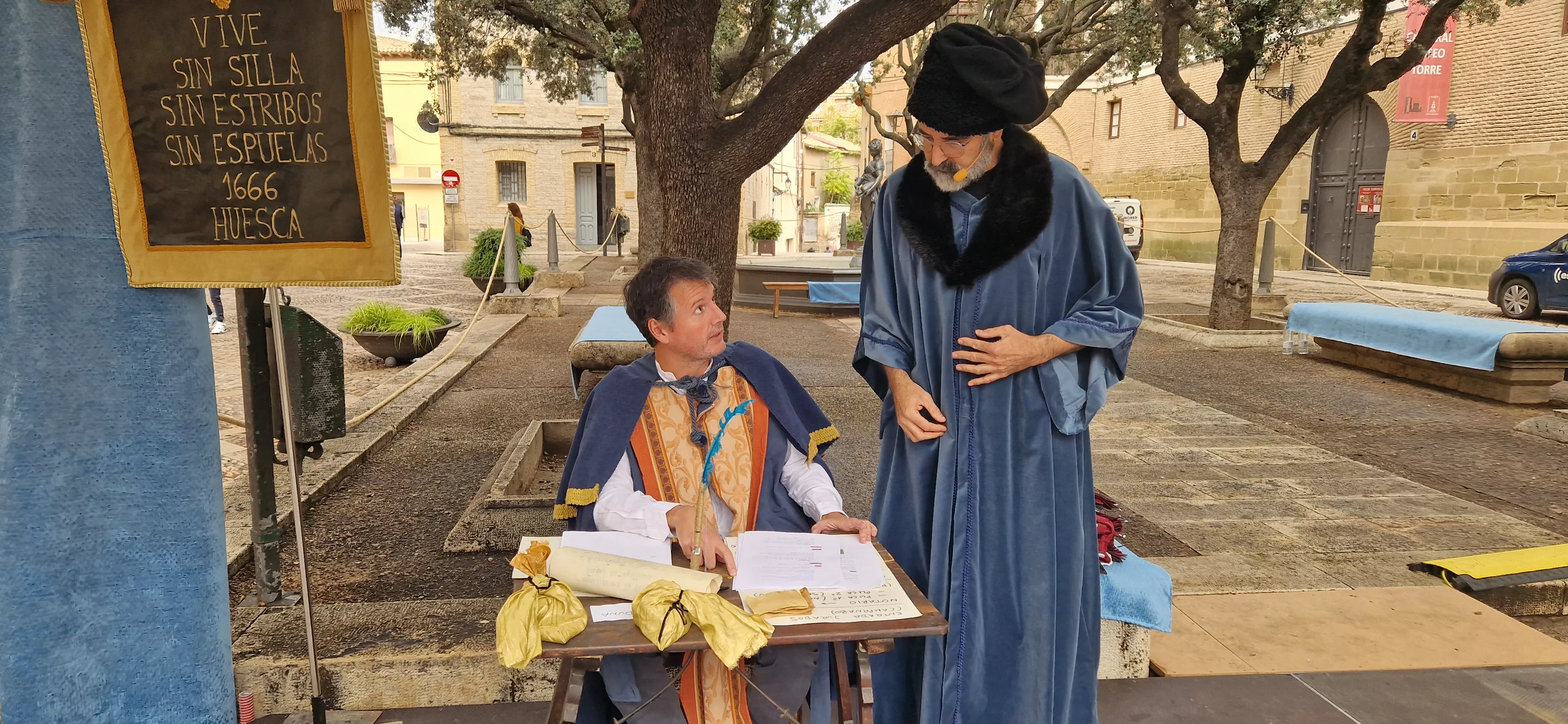 Recreación de la insaculación o extracción de oficios. Foto Myriam Martínez 