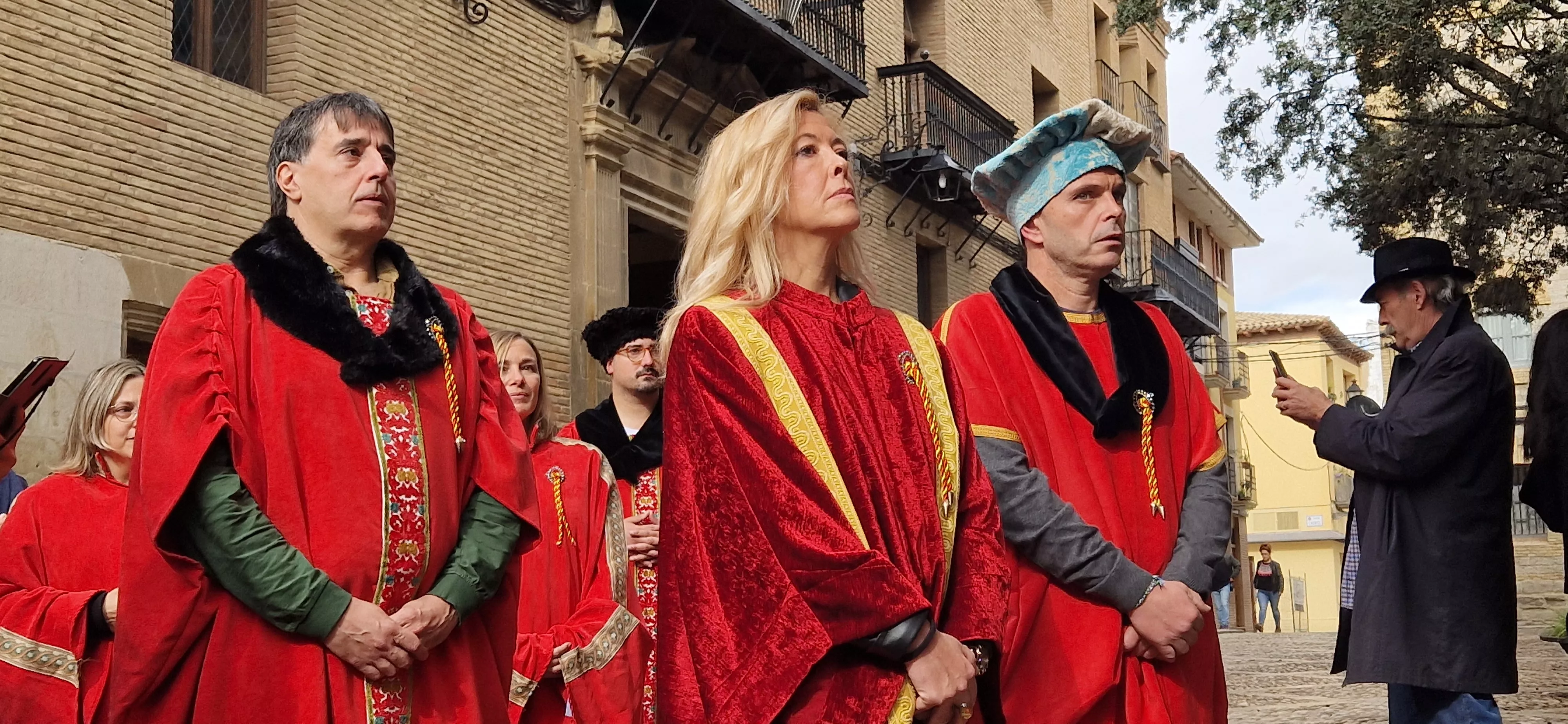 Recreación de la insaculación o extracción de oficios. Foto Myriam Martínez 