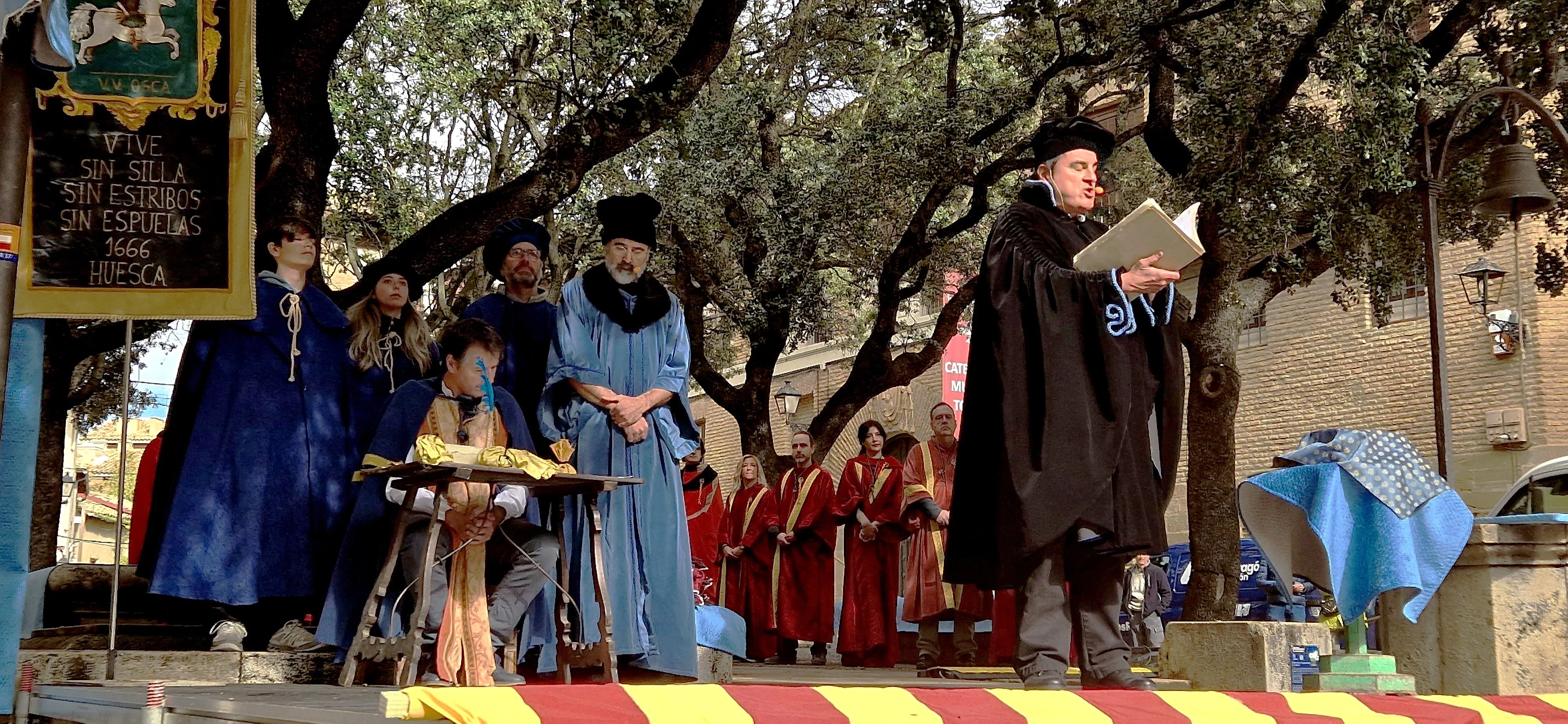 Recreación de la insaculación o extracción de oficios. Foto Myriam Martínez 