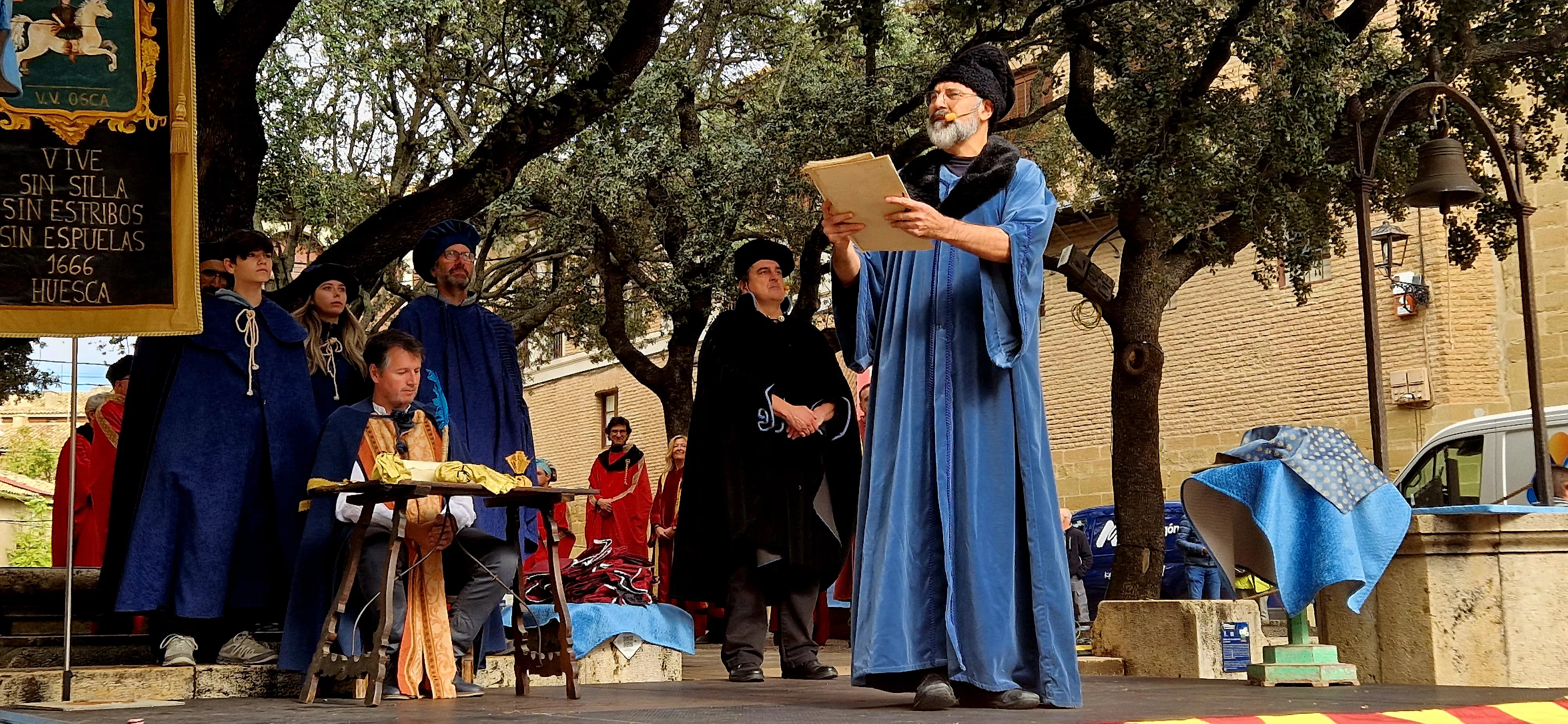 Recreación de la insaculación o extracción de oficios. Foto Myriam Martínez 