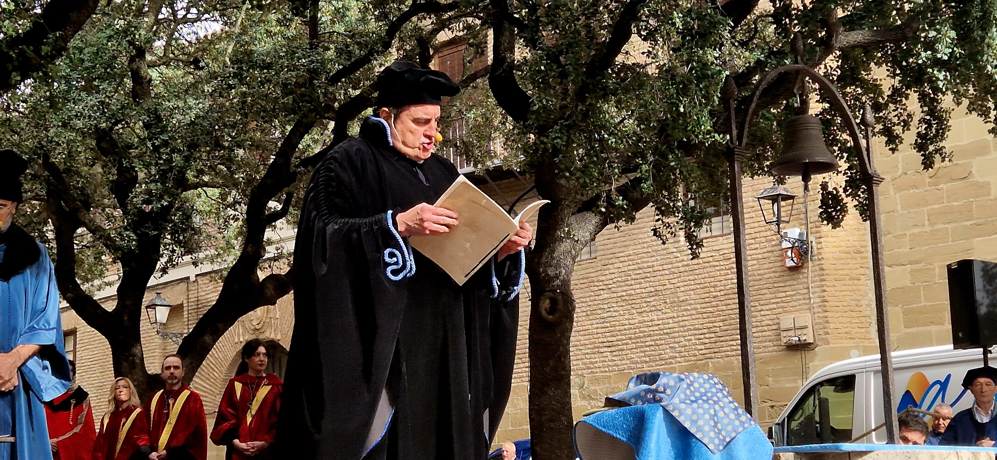 Recreación de la insaculación o extracción de oficios. Foto Myriam Martínez 