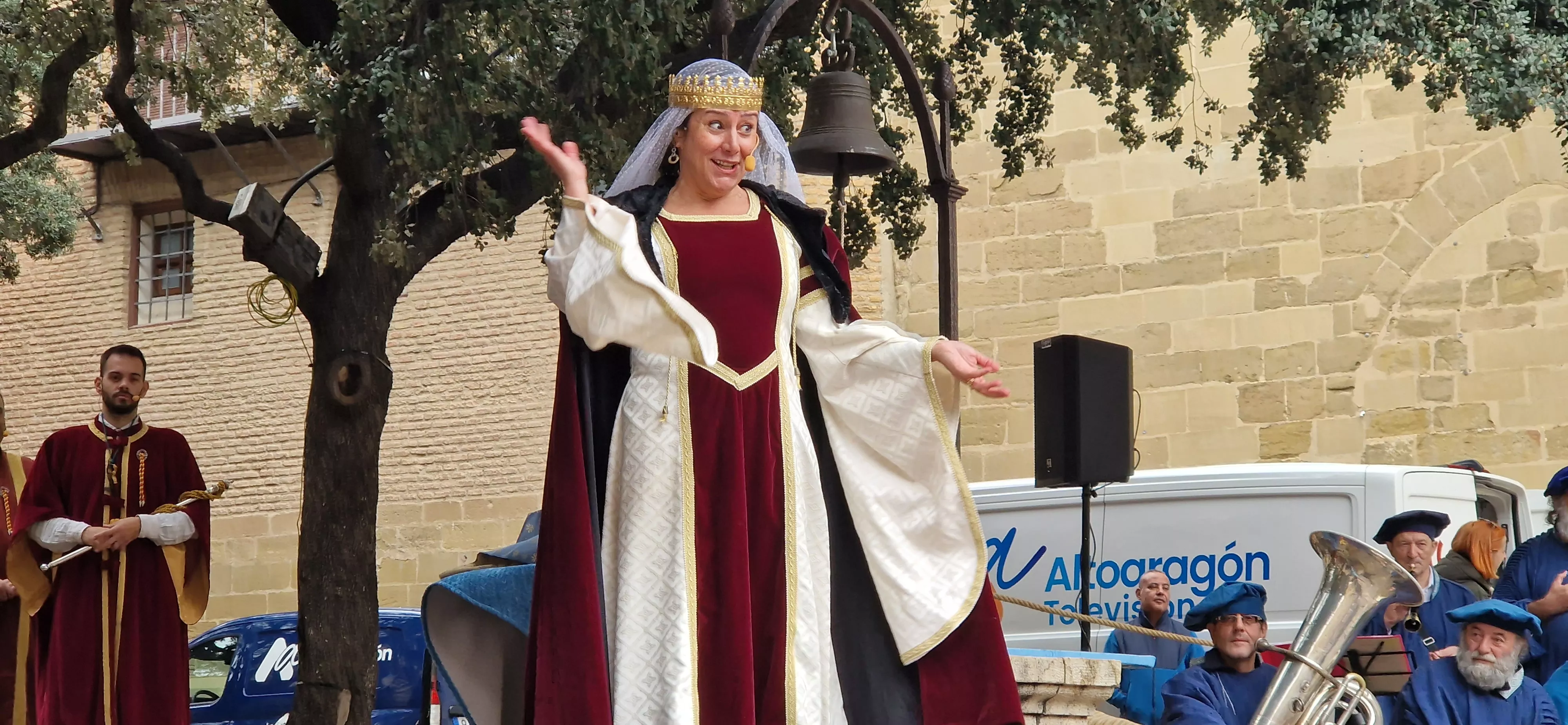 Recreación de la insaculación o extracción de oficios. Foto Myriam Martínez 