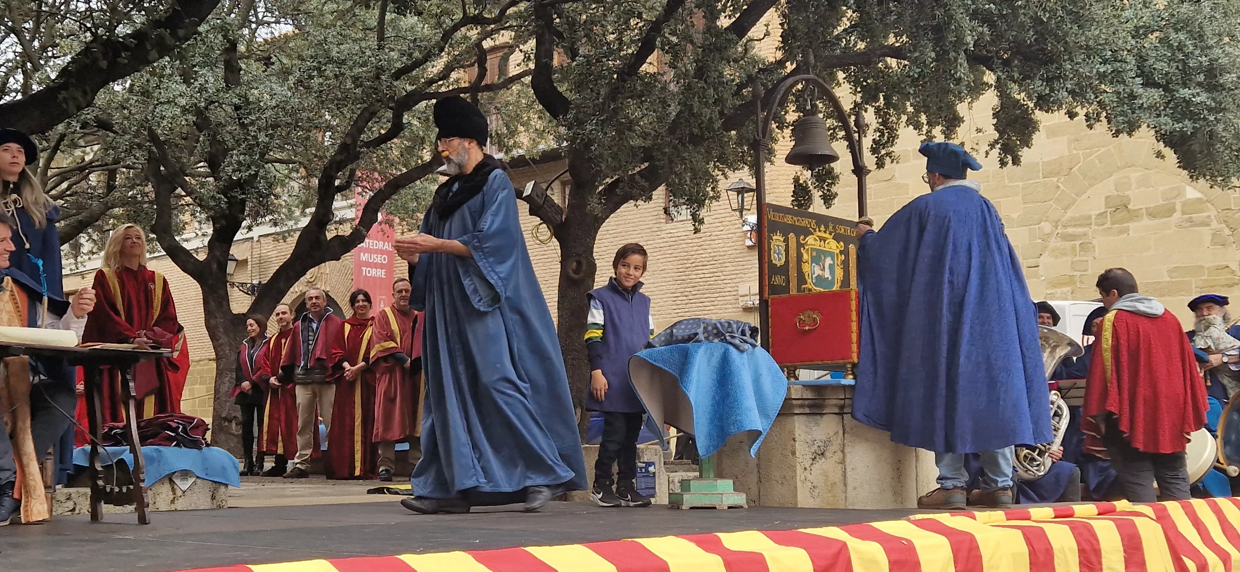 Recreación de la insaculación o extracción de oficios. Foto Myriam Martínez 