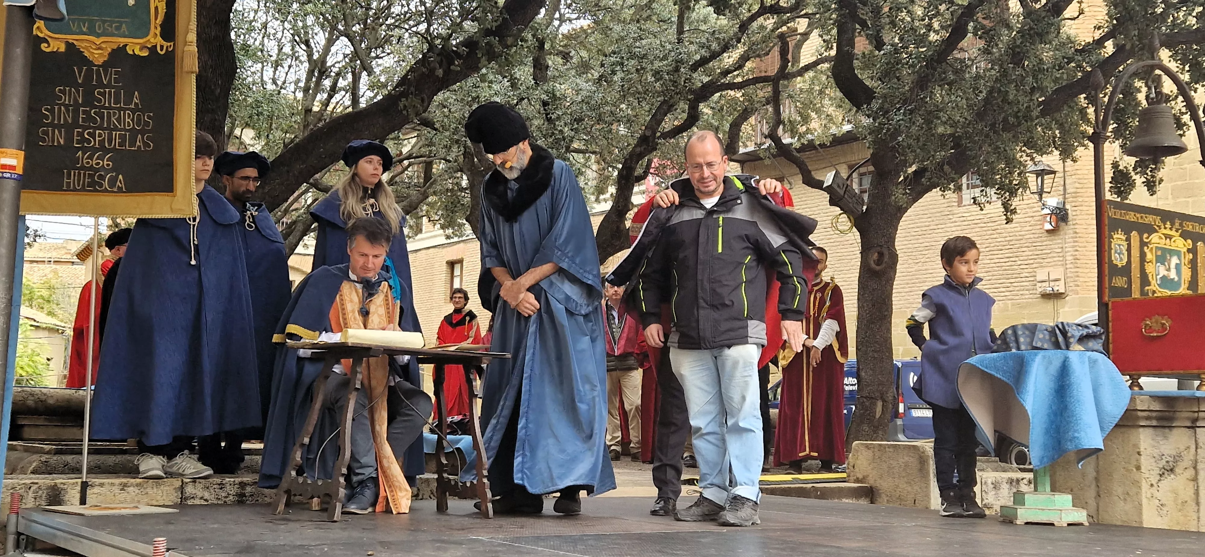 Recreación de la insaculación o extracción de oficios. Foto Myriam Martínez 