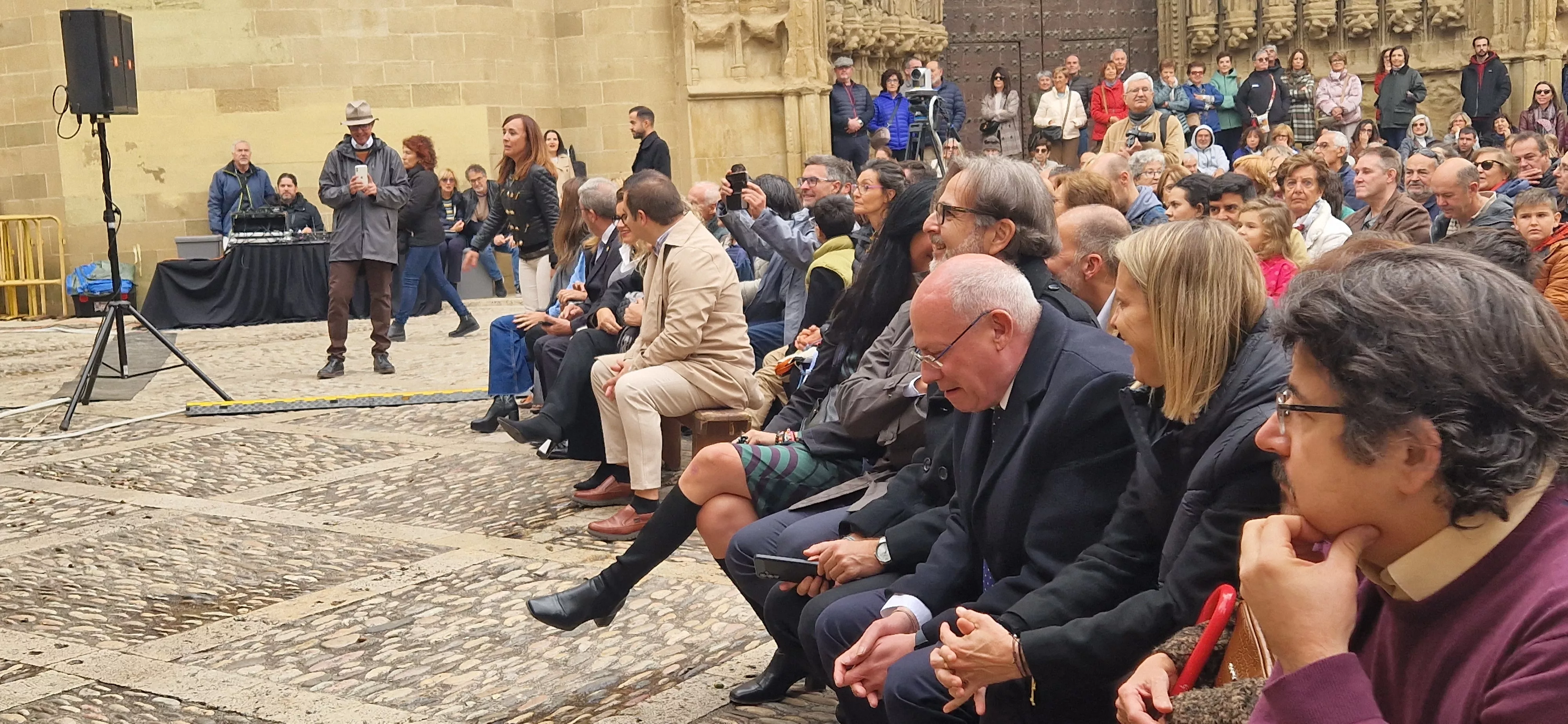 Recreación de la insaculación o extracción de oficios. Foto Myriam Martínez 