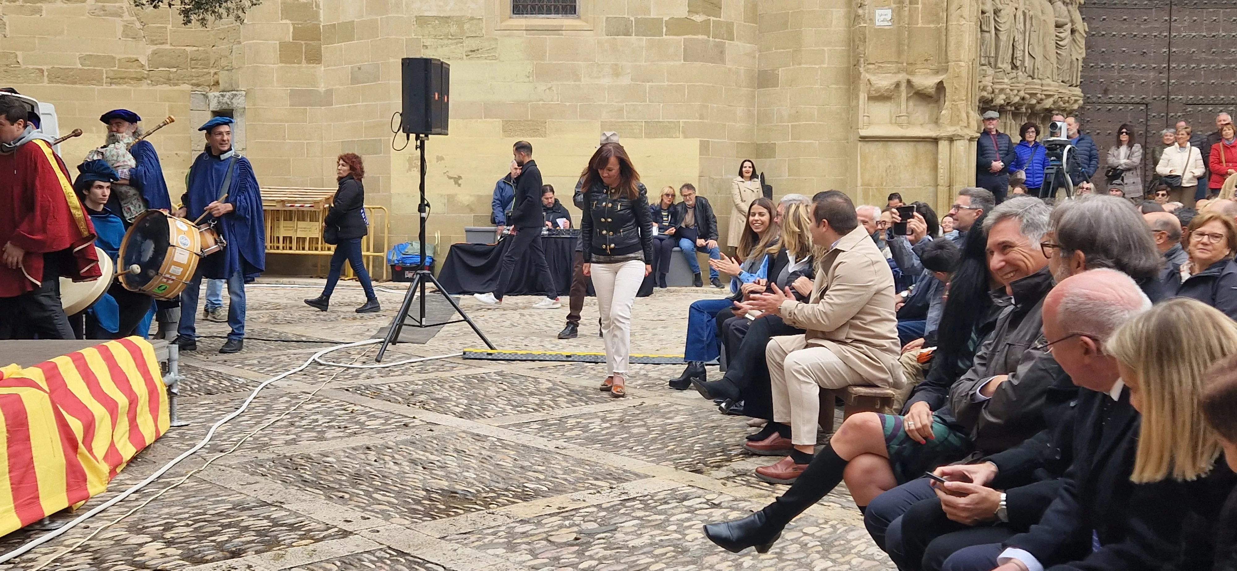 Recreación de la insaculación o extracción de oficios. Foto Myriam Martínez 