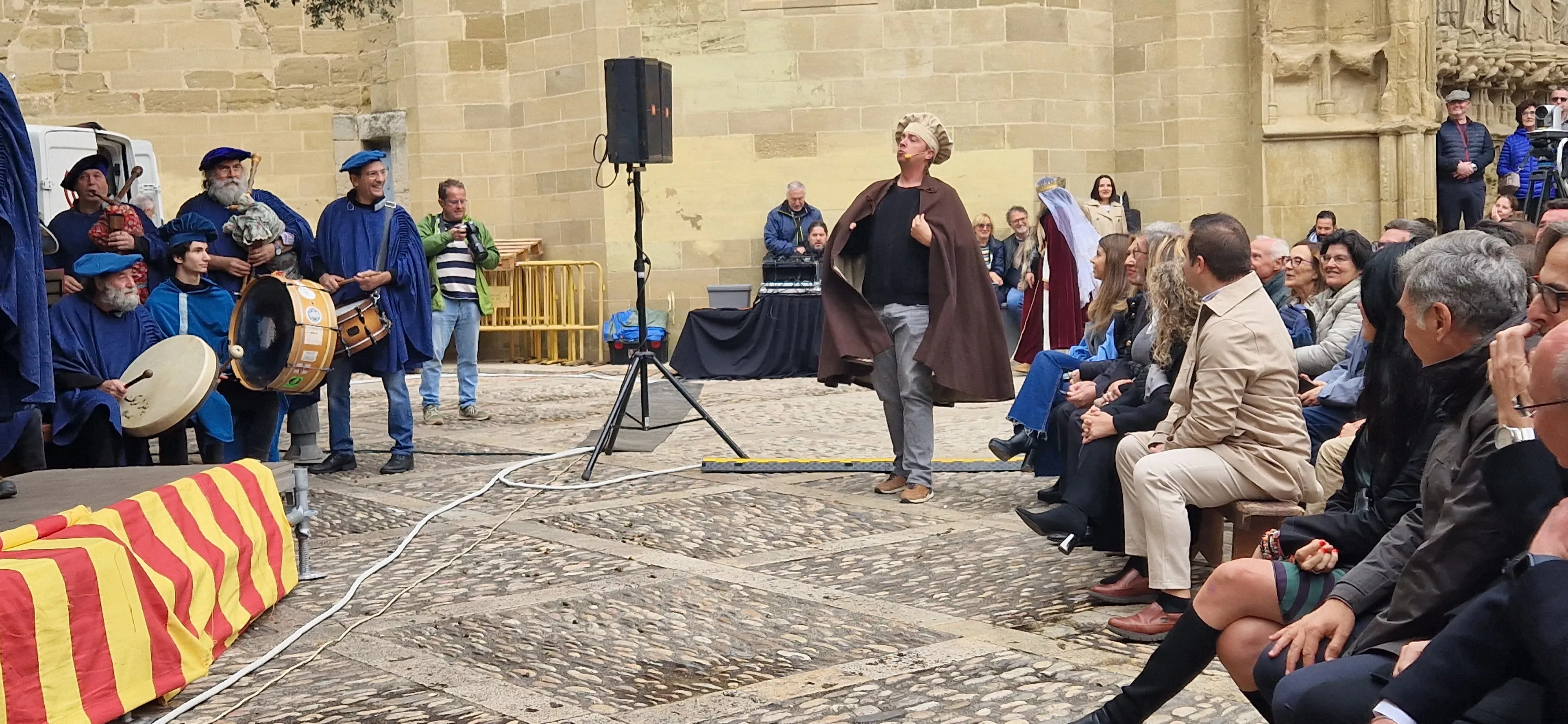 Recreación de la insaculación o extracción de oficios. Foto Myriam Martínez 