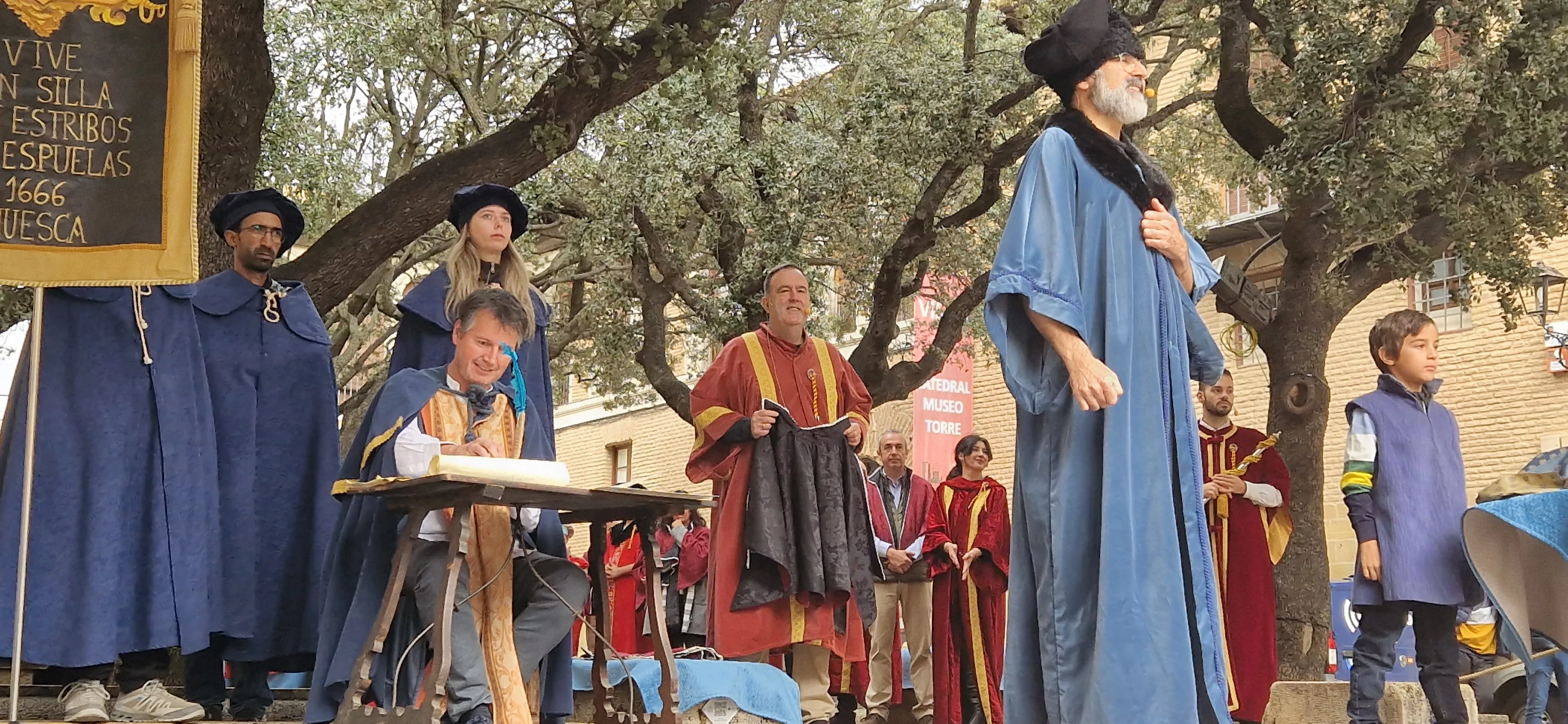 Recreación de la insaculación o extracción de oficios. Foto Myriam Martínez 